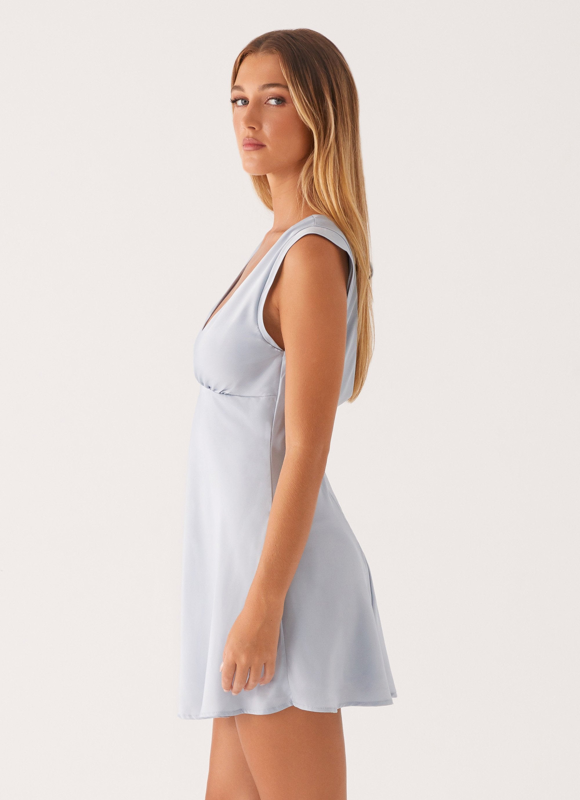 Layton Mini Dress - Blue