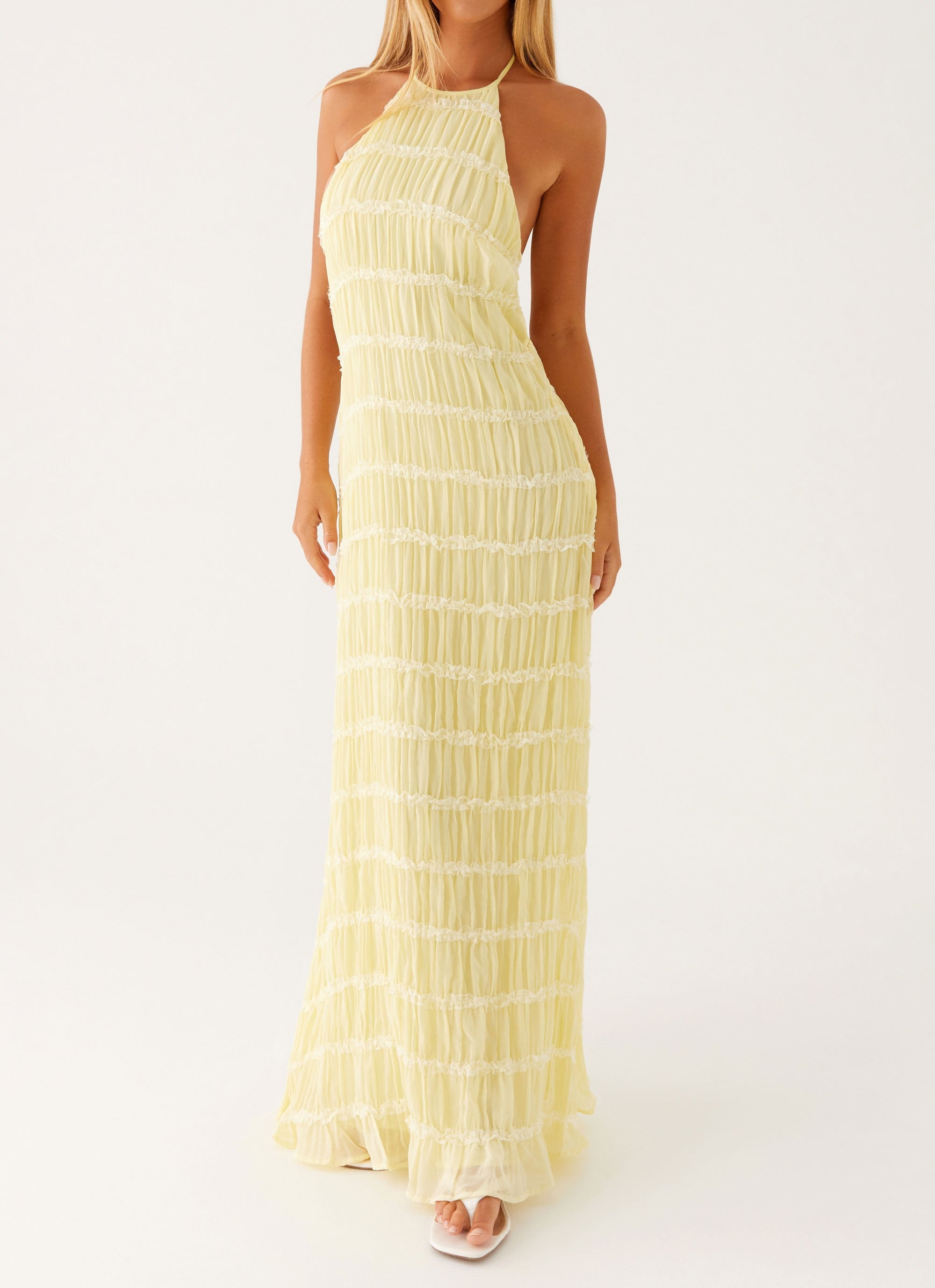 Aullie Maxi Dress - Yellow