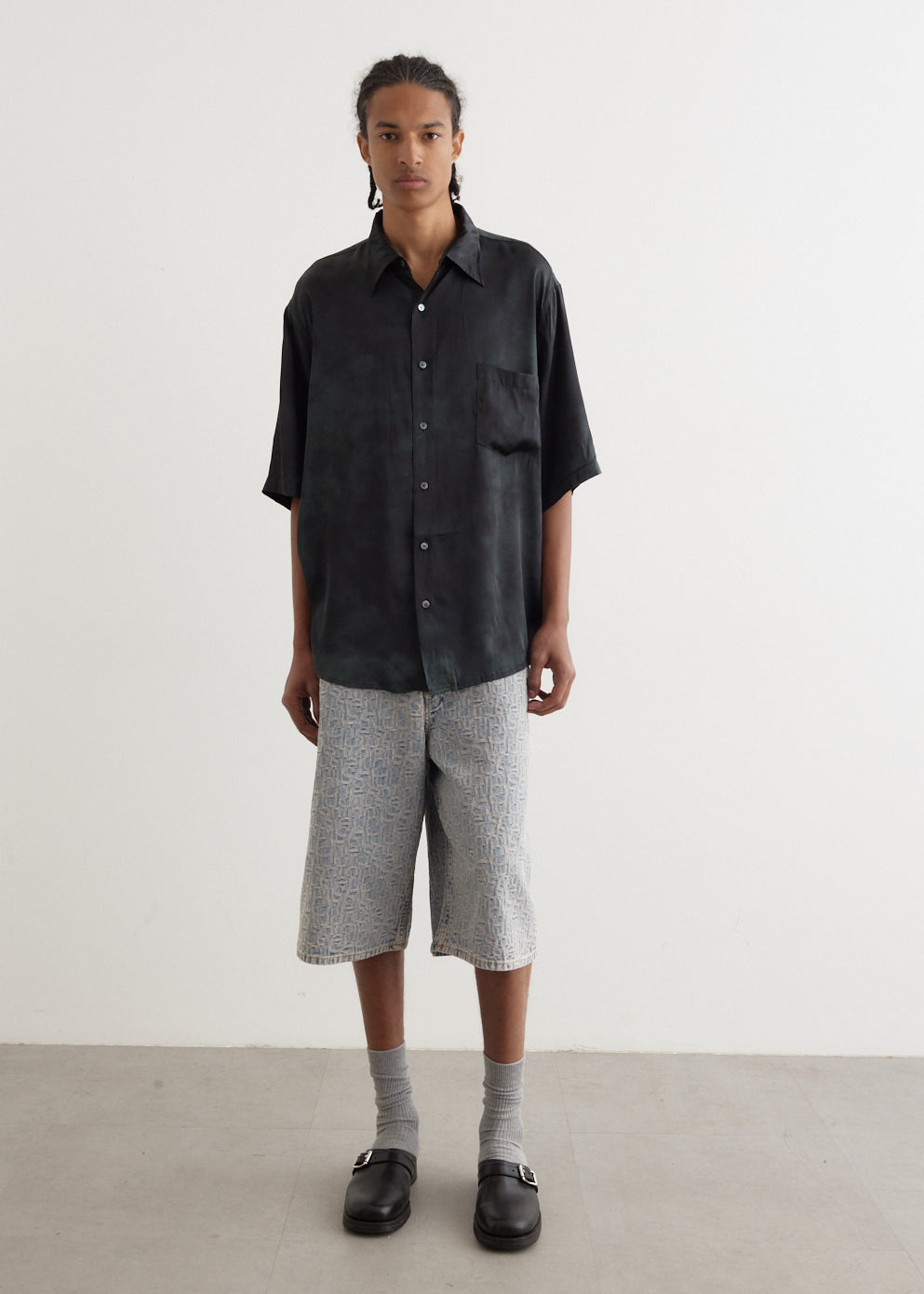 Sandrok Short Sleeve Carlijin Jacobs Printed Shirt