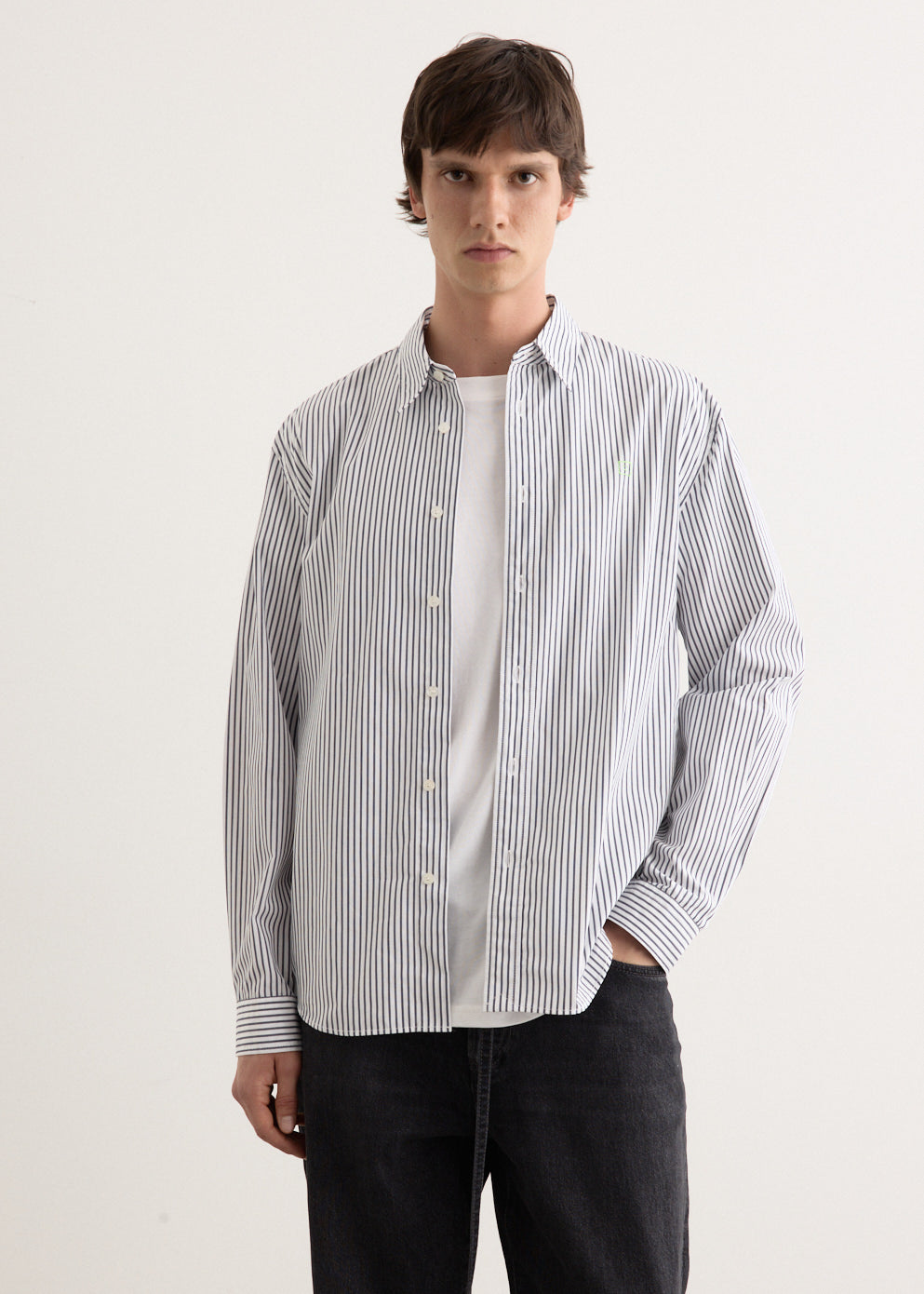 Sunnie Striped Heavy Poplin Shirt