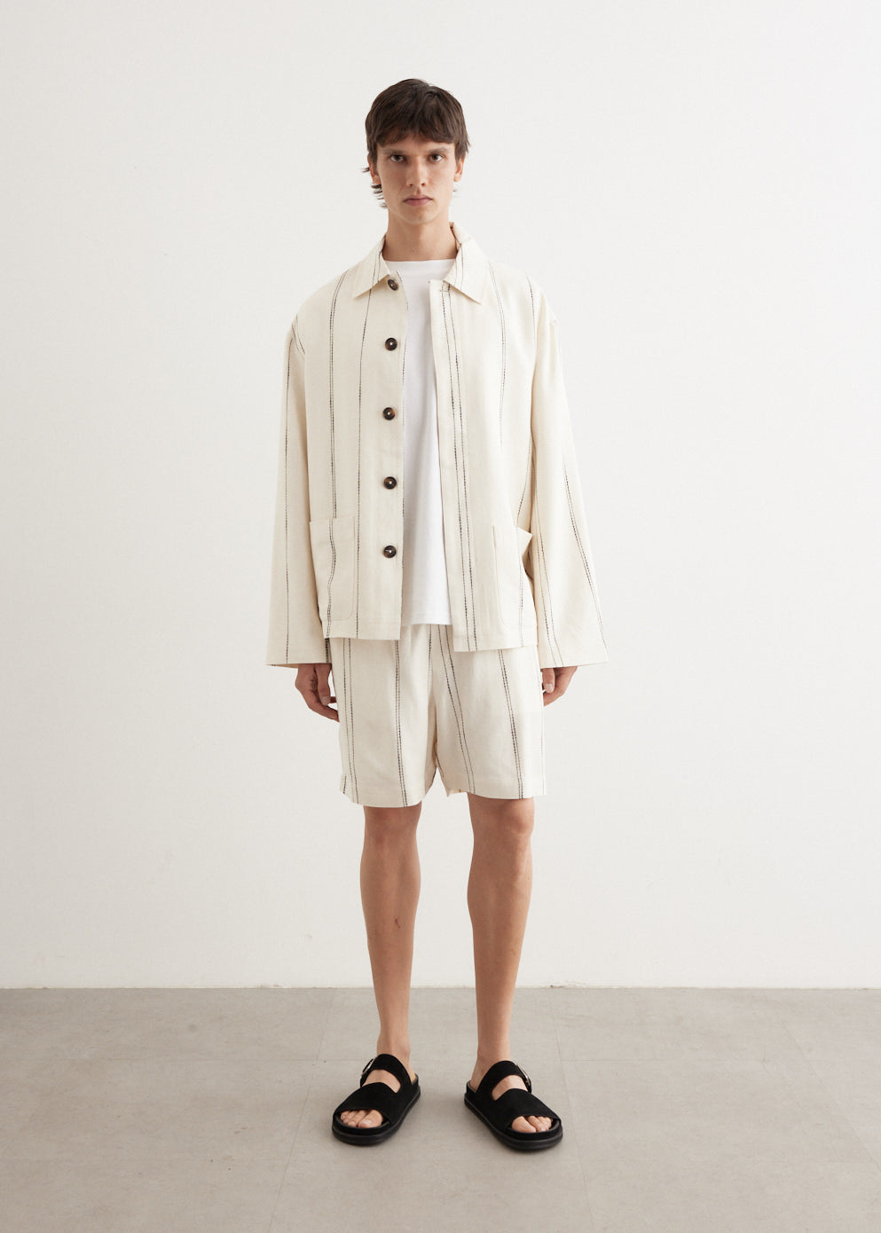 Woven Stripe Resort Jacket