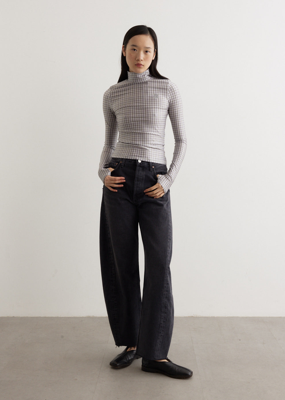 Tight High Neck Top