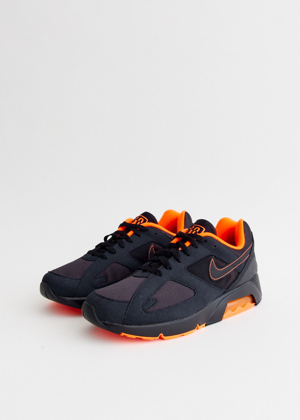 Air Max 180 'Black Hyper Crimson' Sneakers