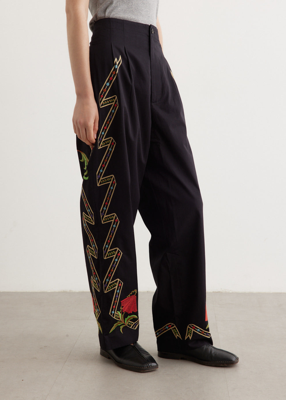 Ribbon Hollyhock Trousers