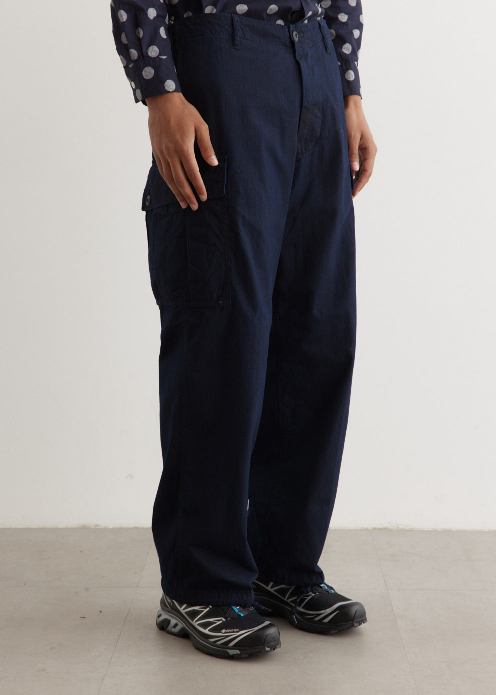 MIL 6 Pocket Indigo Rip Stop Pants