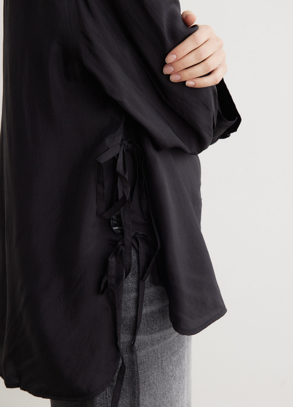 Viscose Habotai Oversized Shirt