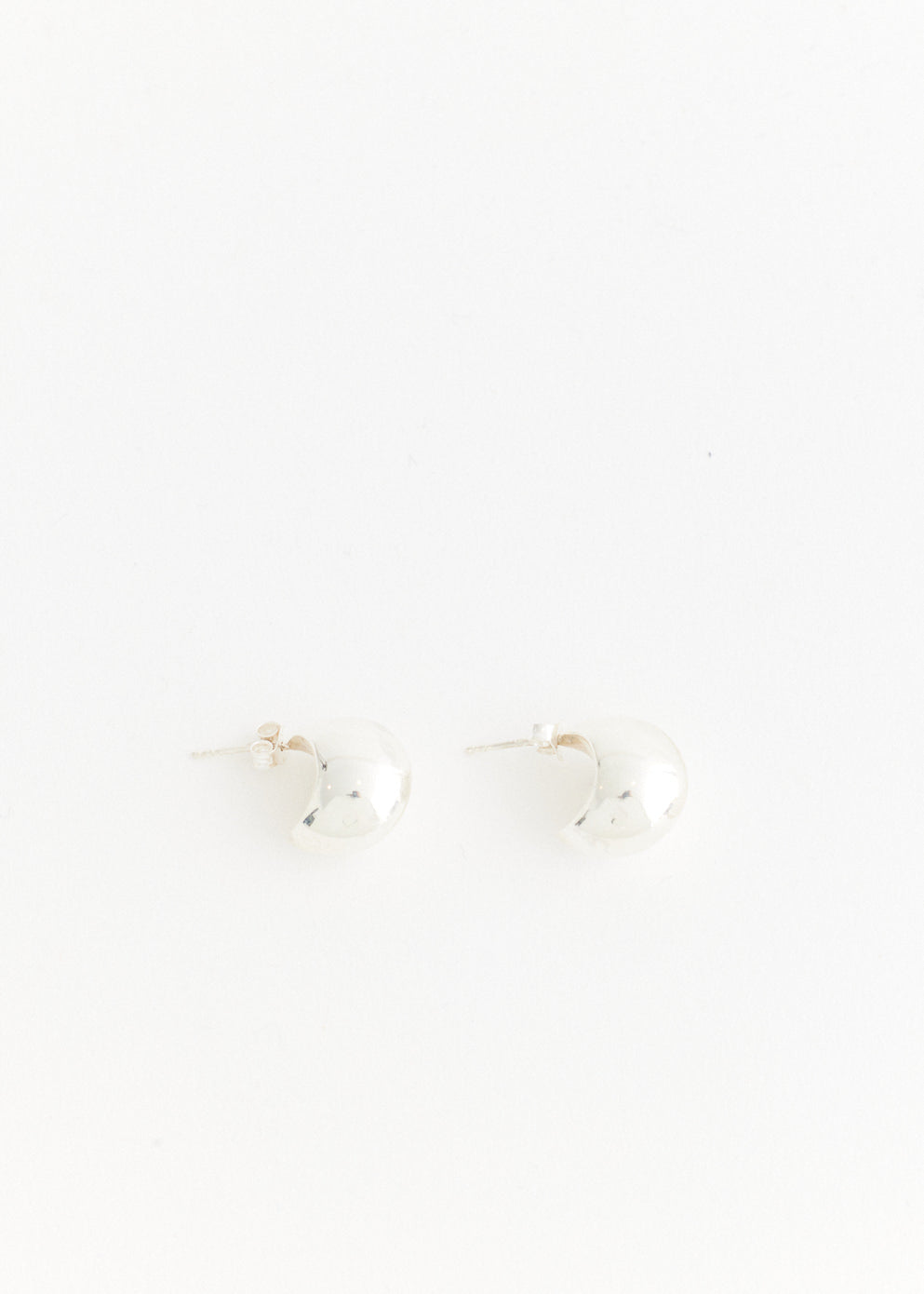 Silver Moon Earrings