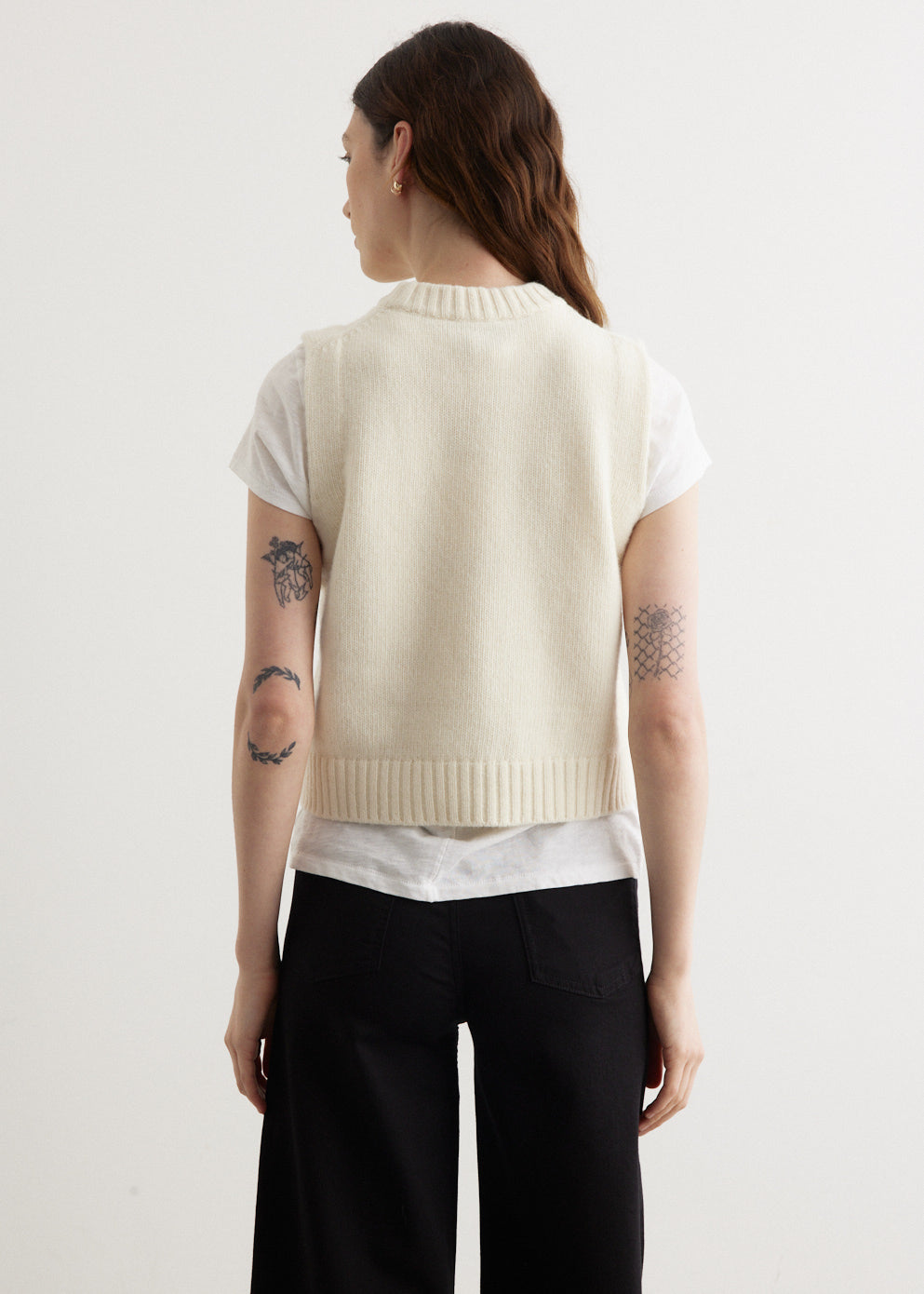 Graphic Wool Mix Vest