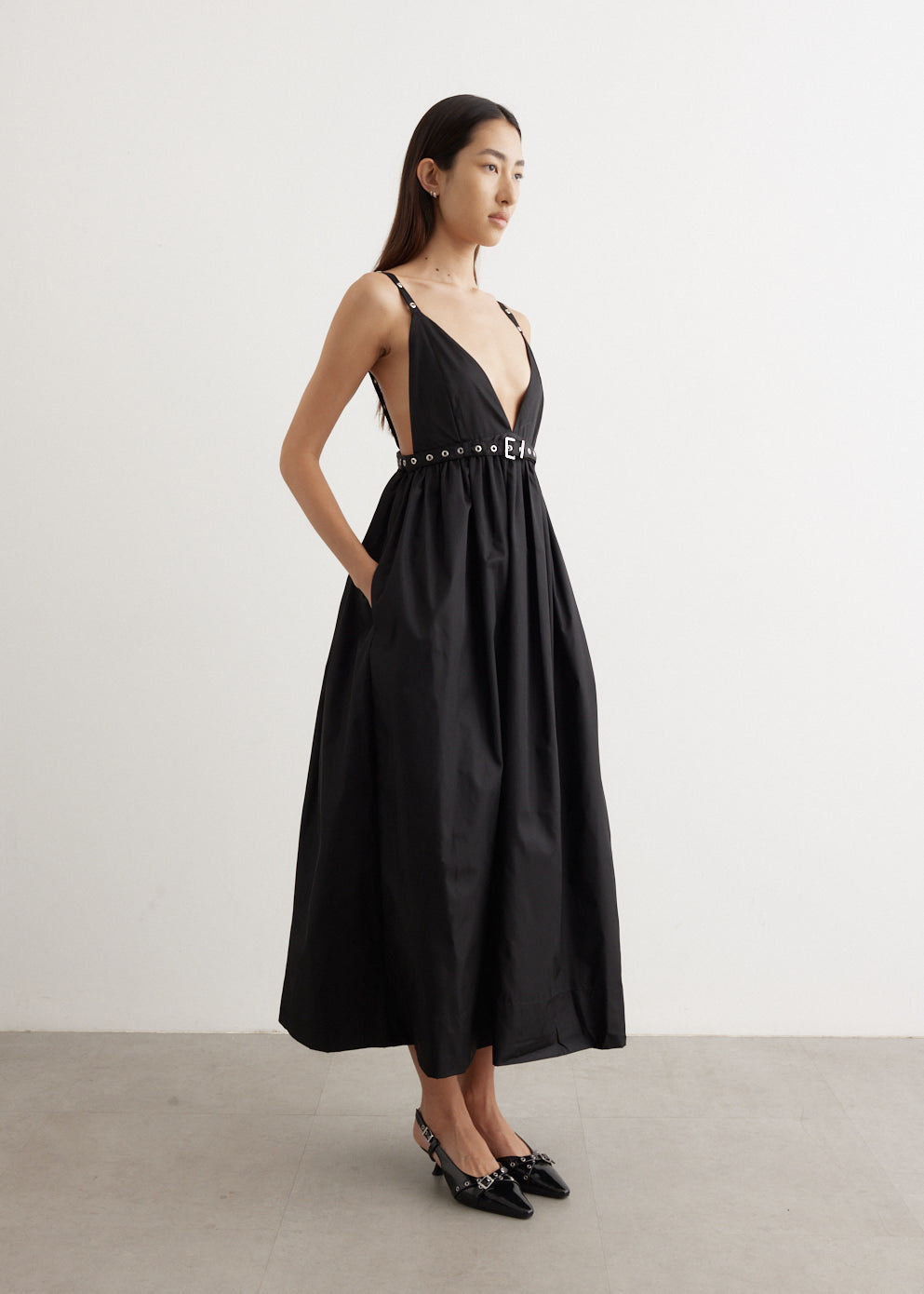 Duchesse Nylon Strap Dress