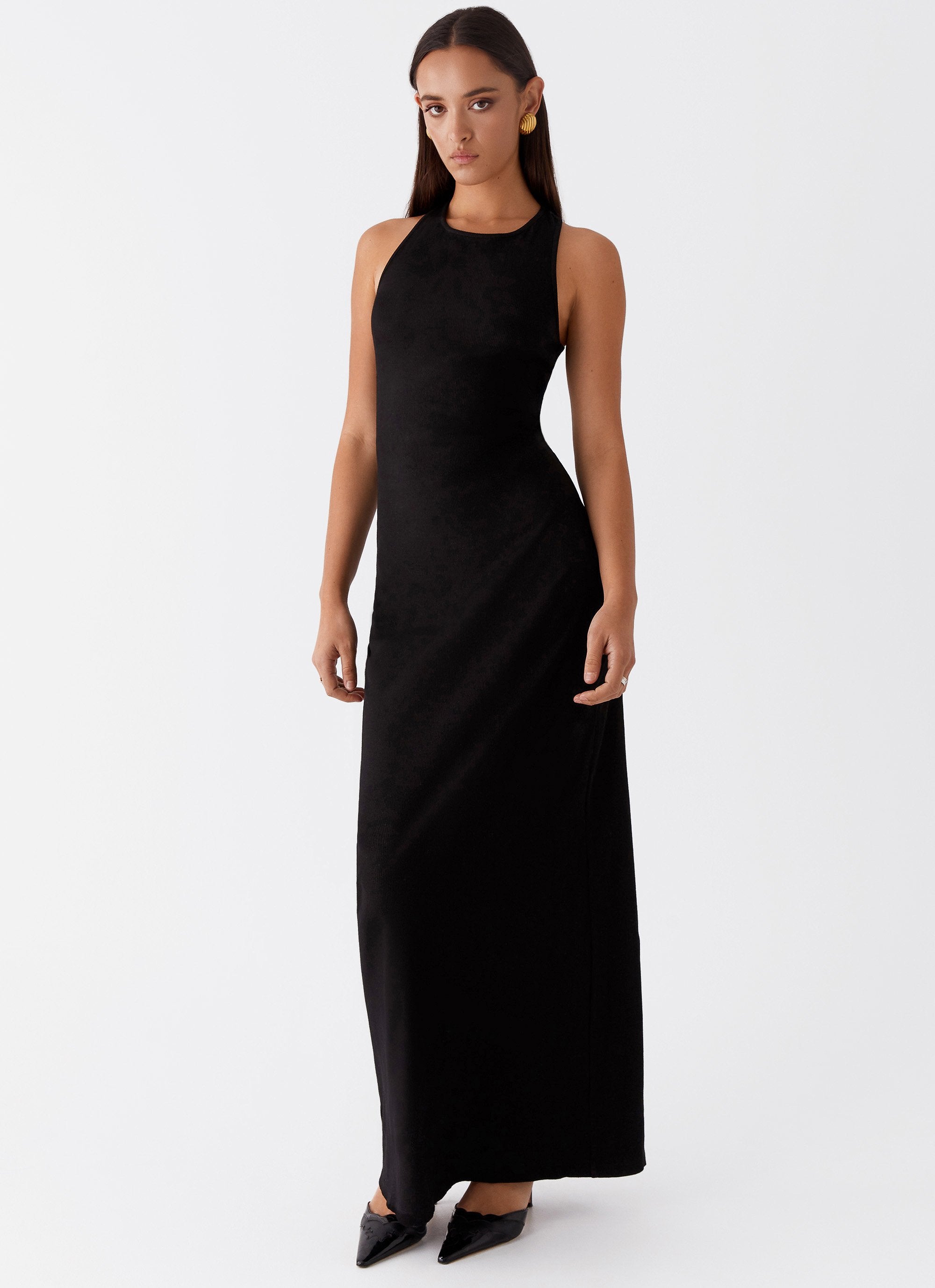 Alice Cut Out Maxi Dress - Black