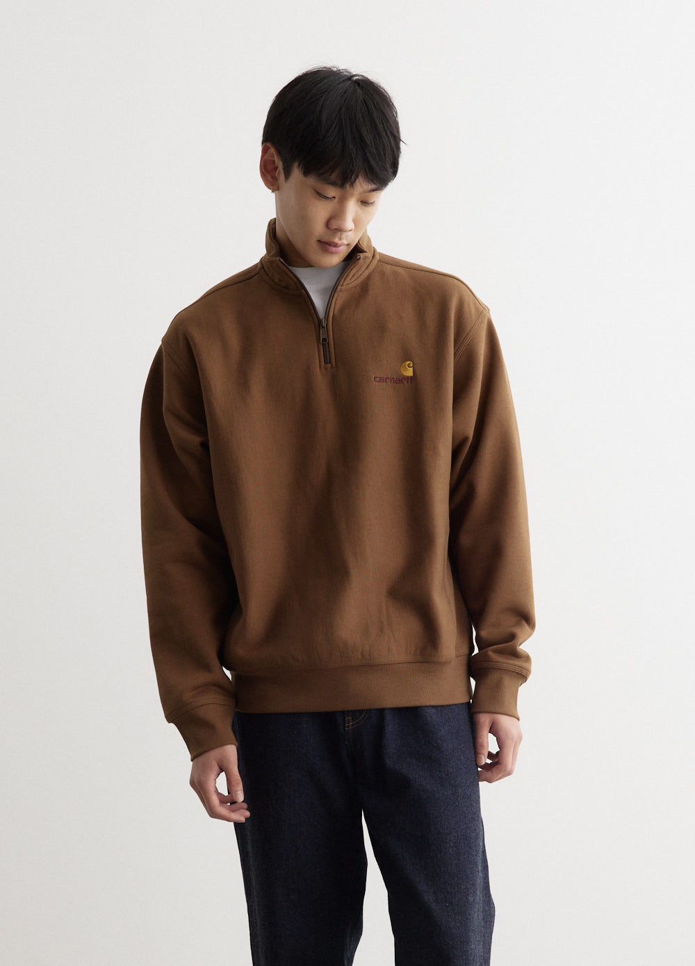 Half Zip American Script Sweat