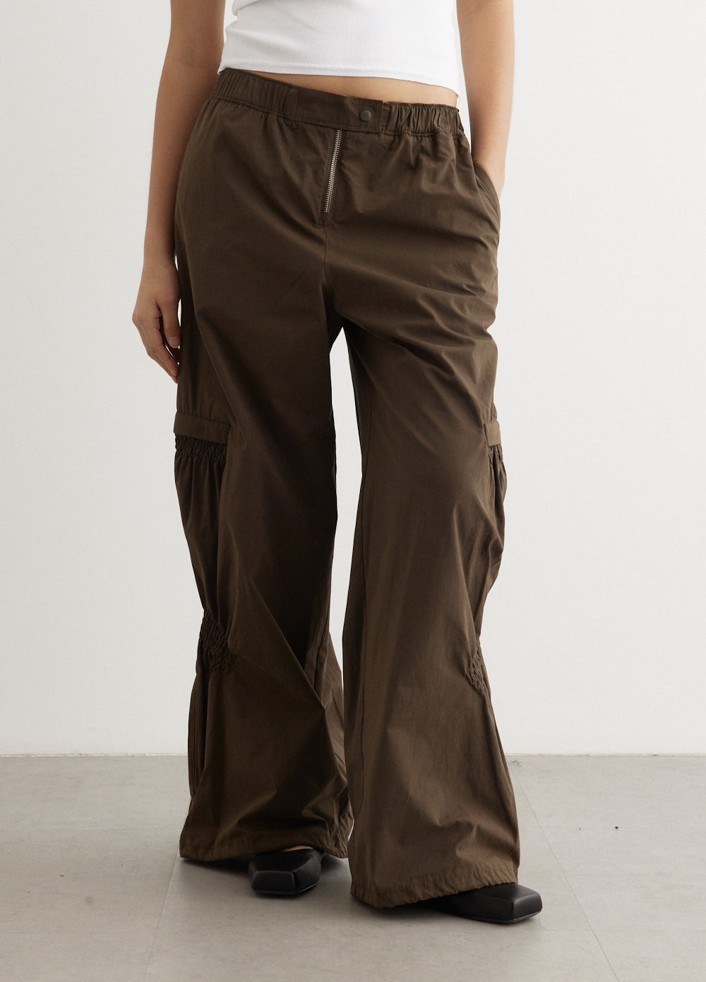 Shirring Volume Pants