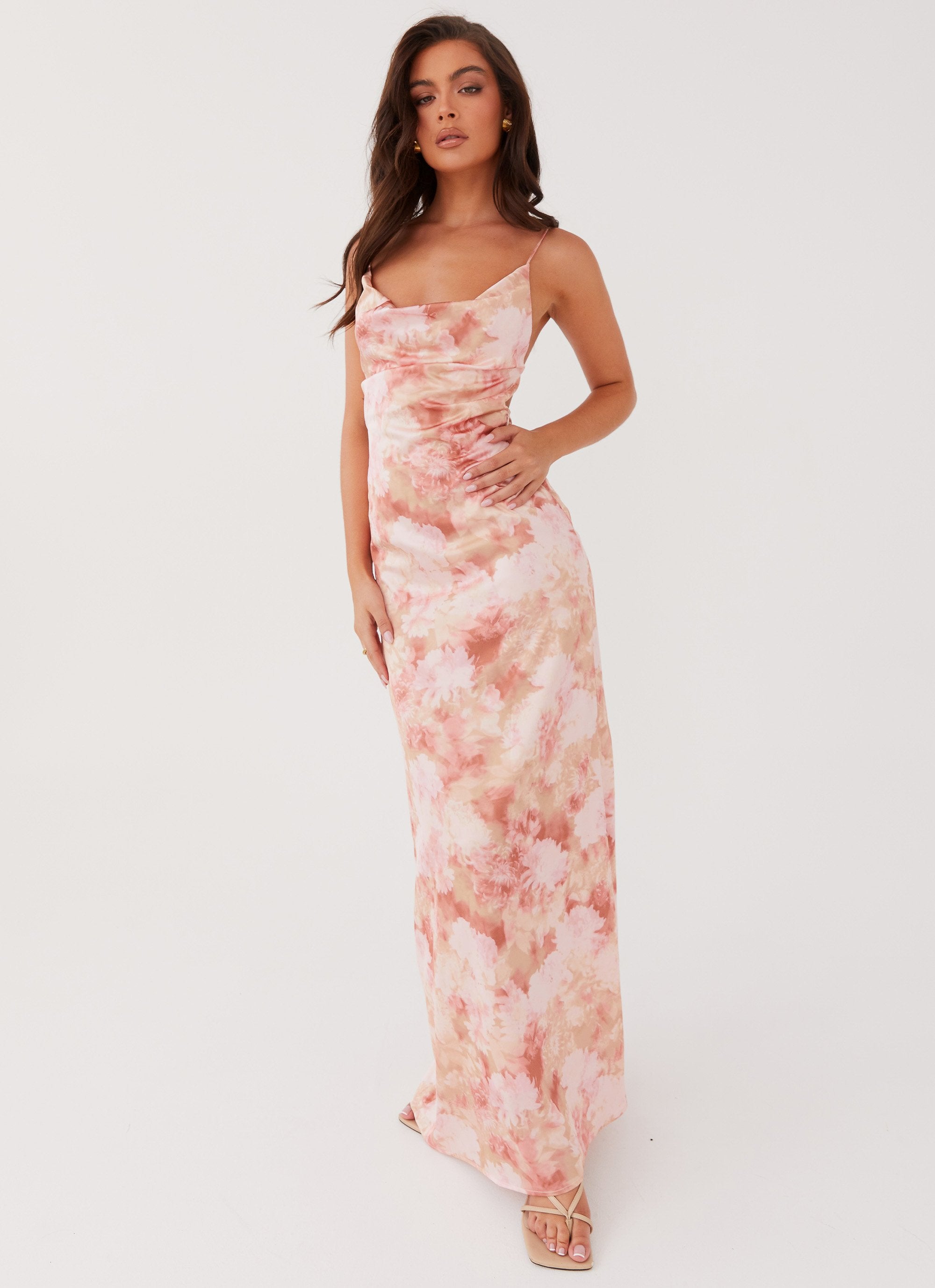 Dancing In The Sky Maxi Dress - Flower Garden