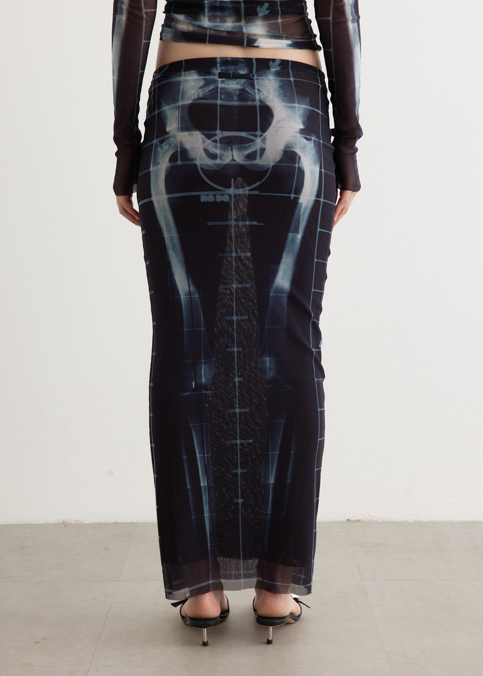 Mesh Long Skirt