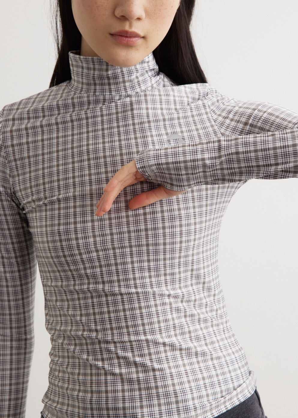 Tight High Neck Top