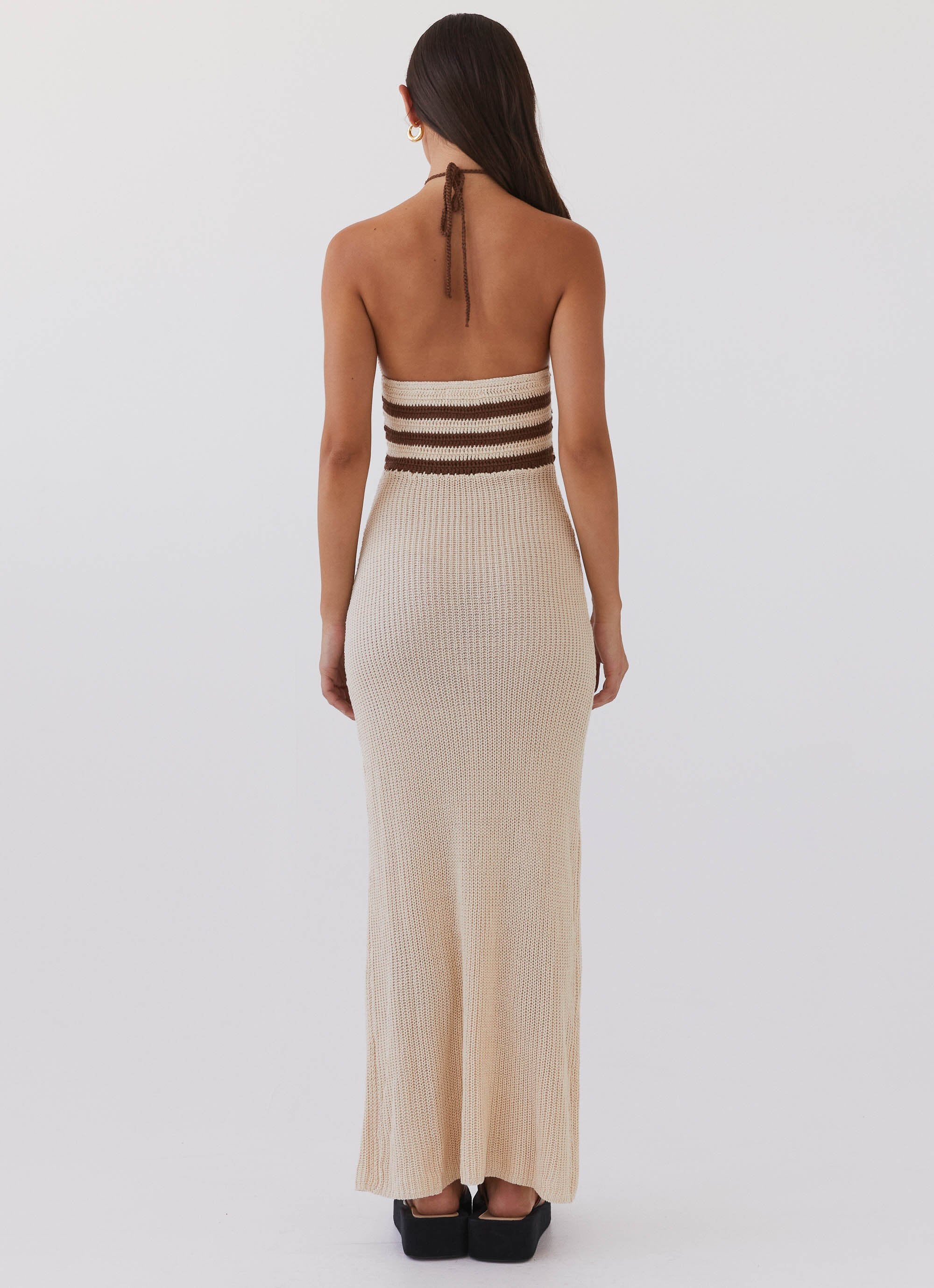 Masterpiece Knit Maxi Dress - Tiramisu