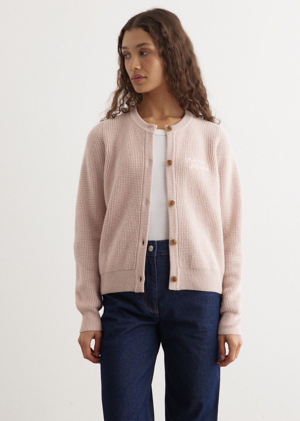 Maison Kitsune Handwriting Comfort Cardigan