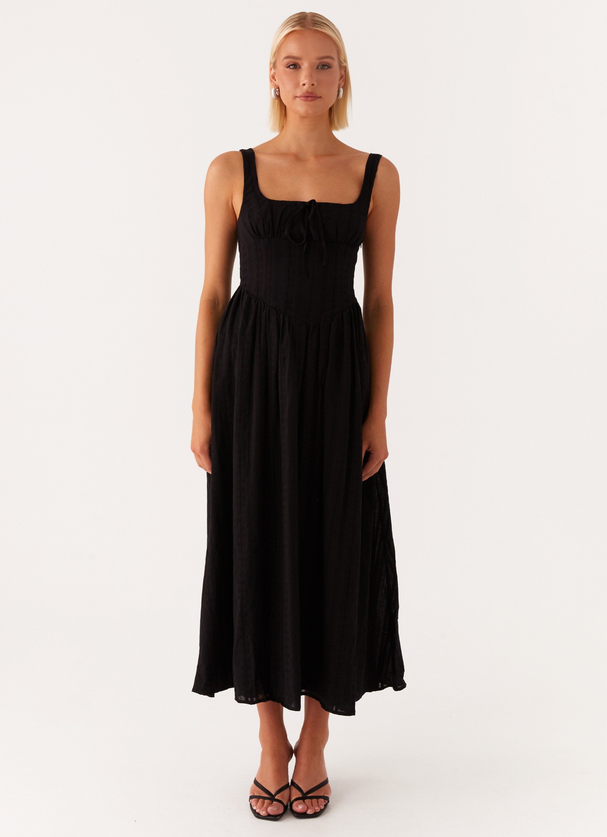 Pascuelle Midi Dress - Black