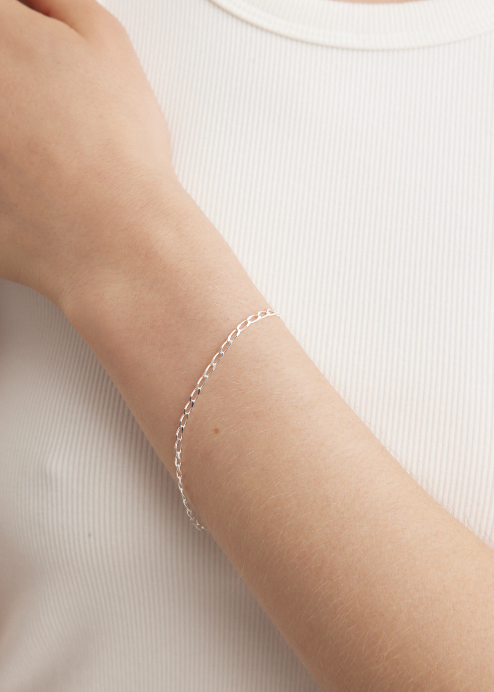 Silver Classic Chain Bracelet