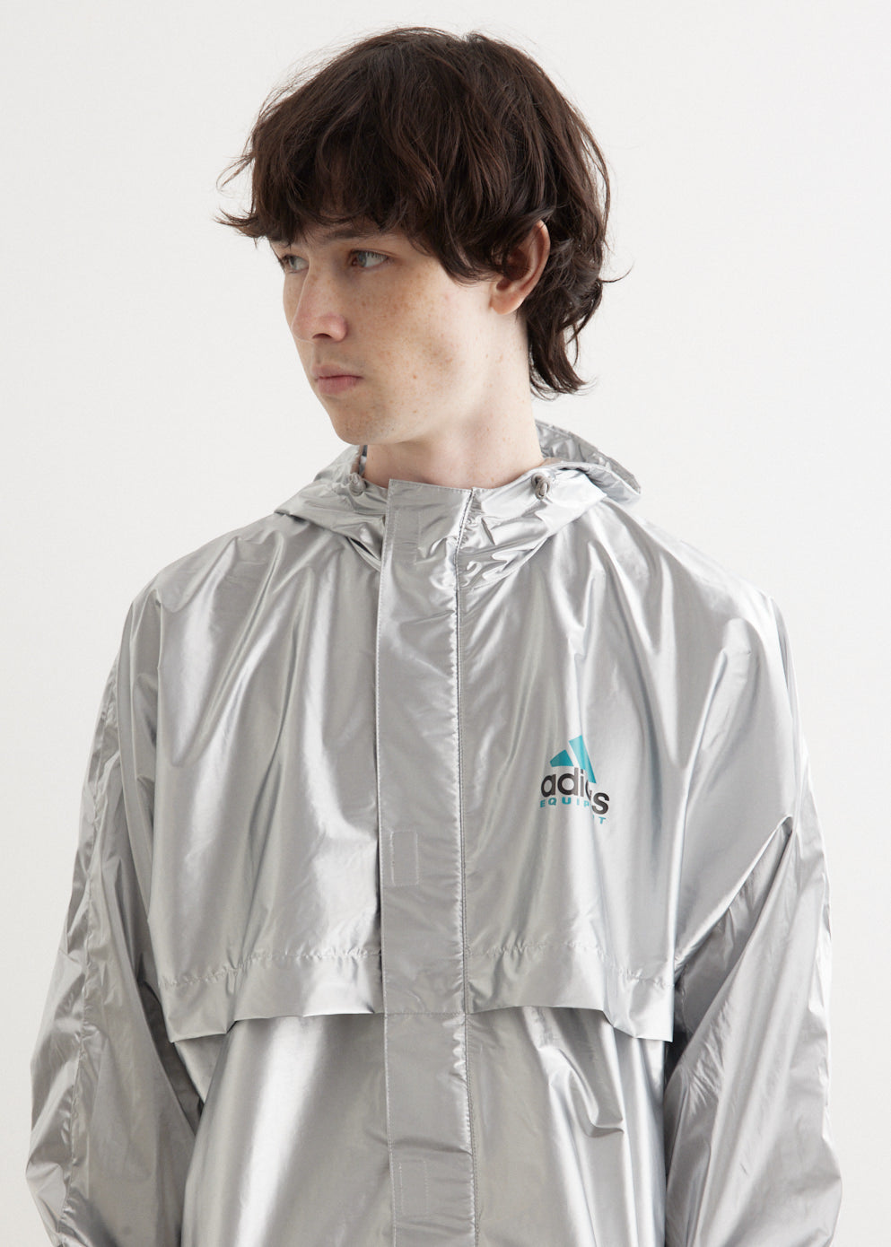 Equipment Metallic Windbreaker