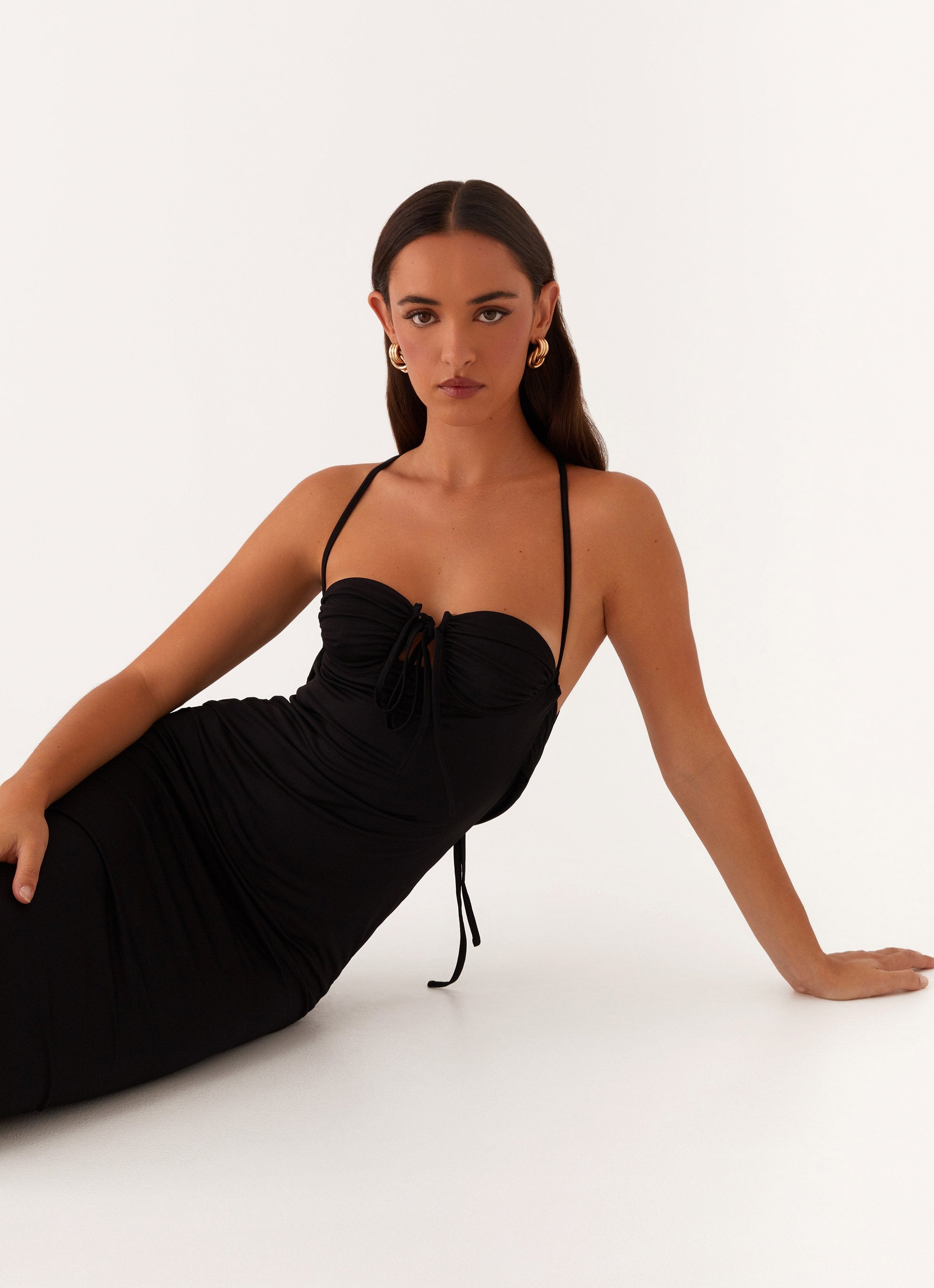 Bombshell Maxi Dress - Black