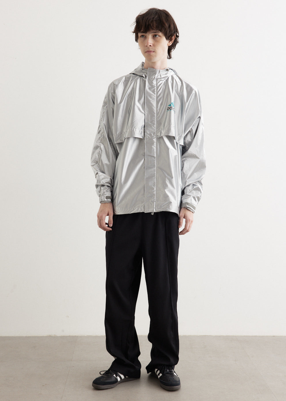 Equipment Metallic Windbreaker