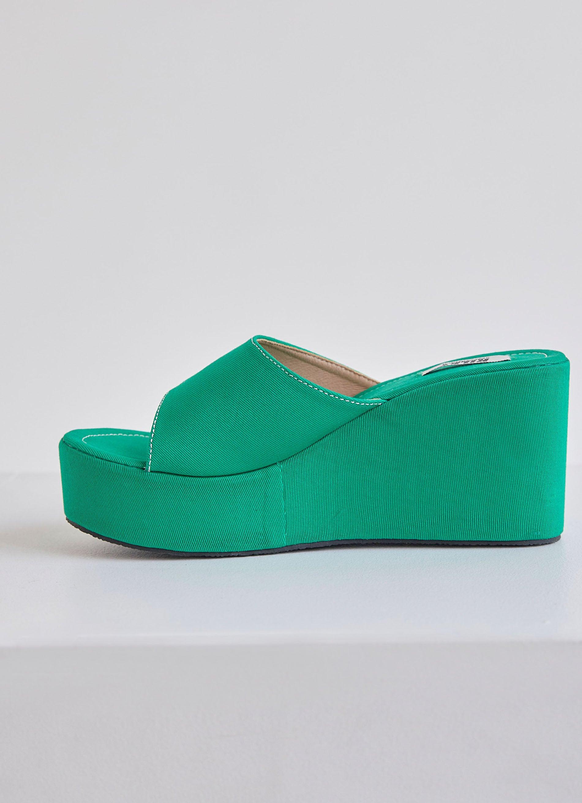 Matcha Me Mule Heel - Military Green