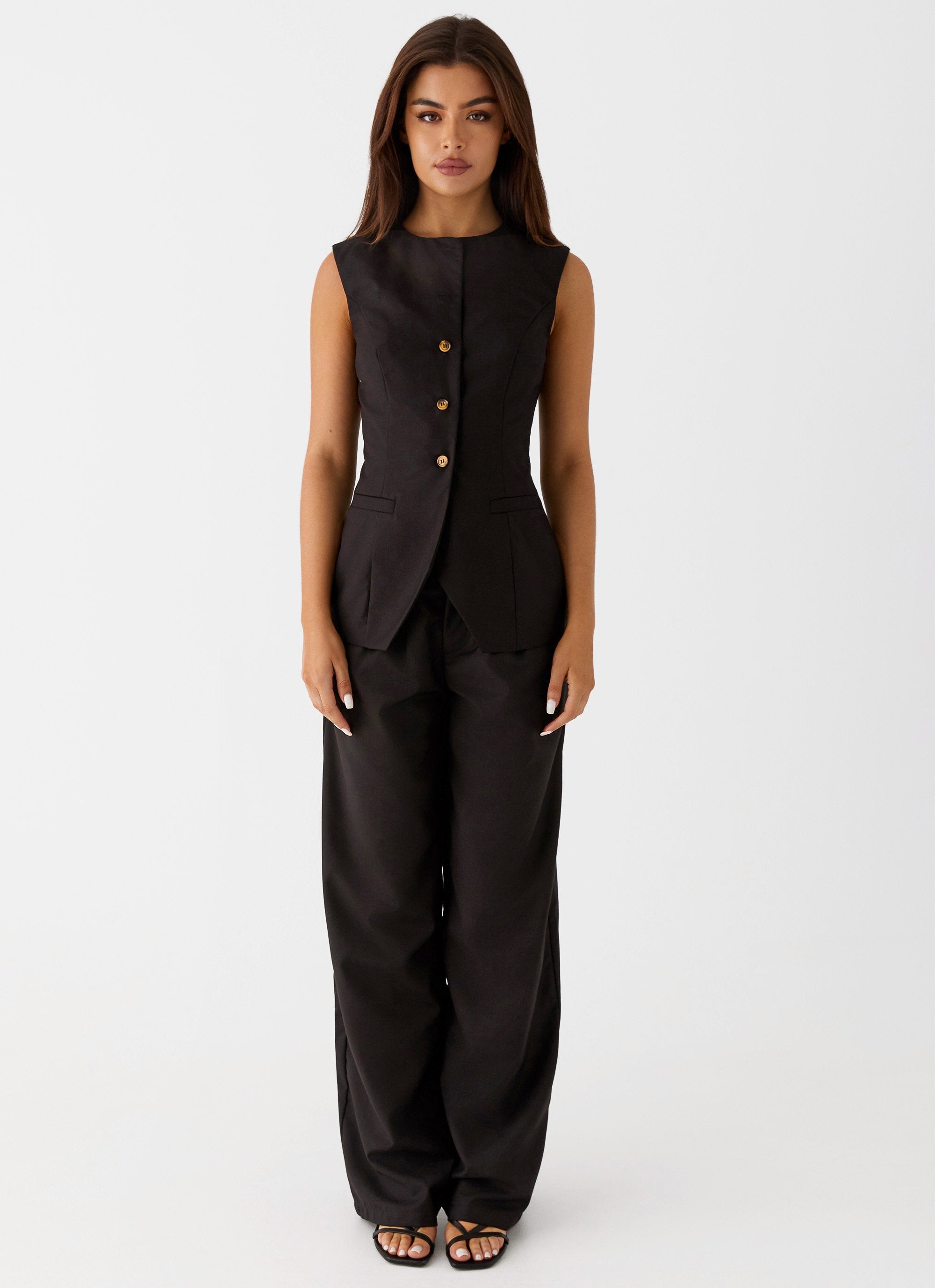 Siena Style Tailored Pants - Black