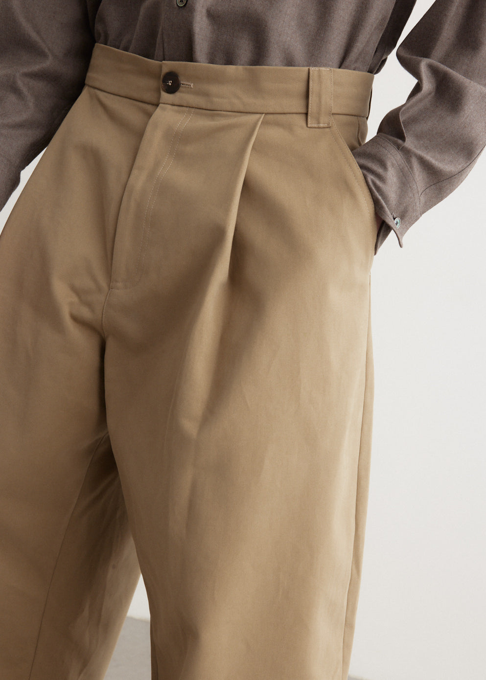 Deep Pleat Volume Pants