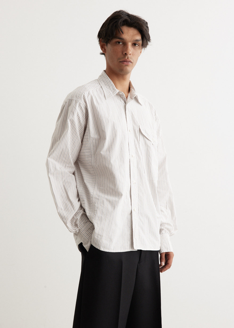 Cotton Stripe CABIN Work Shirt