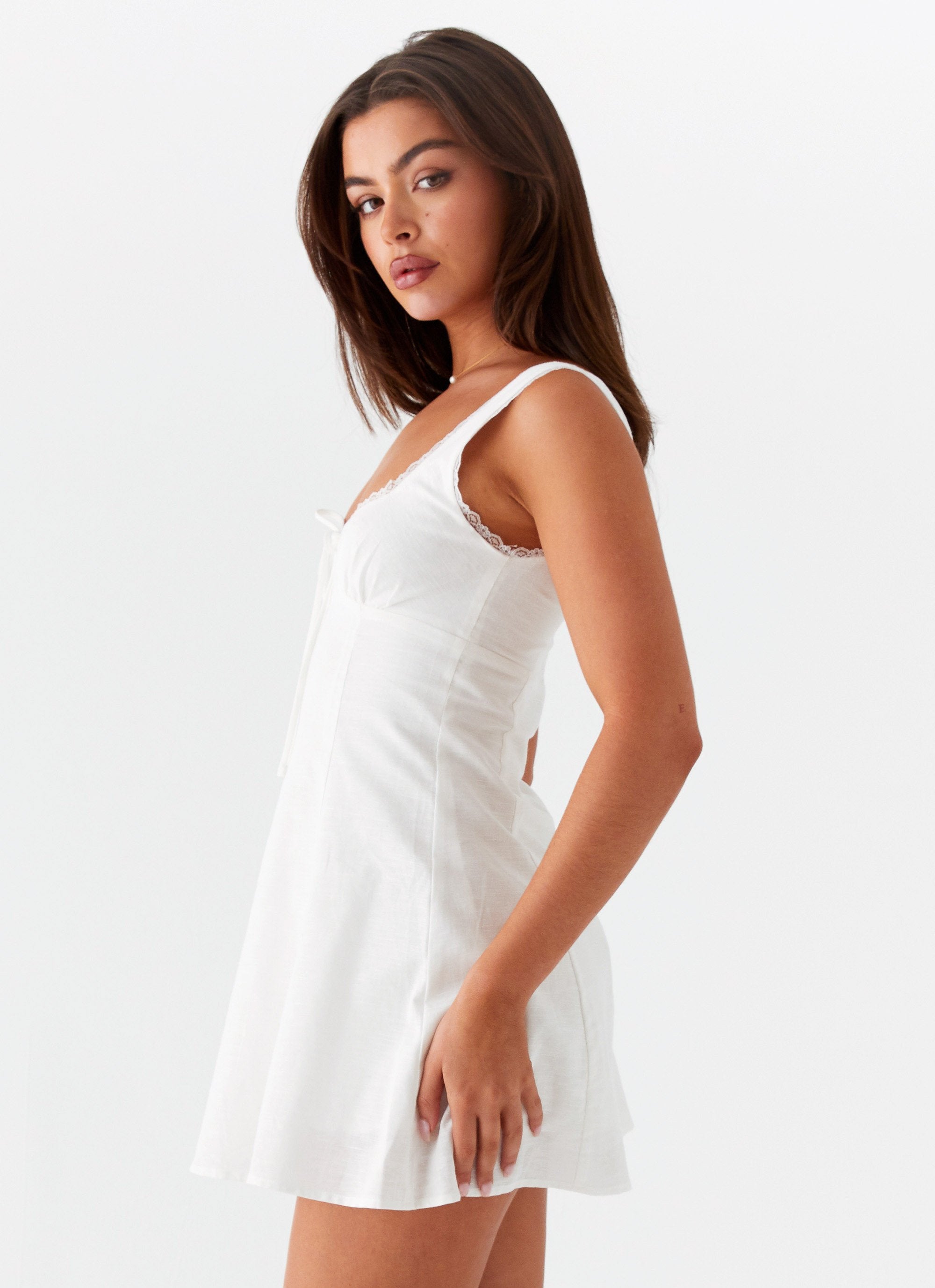 Rowena Mini Dress - White