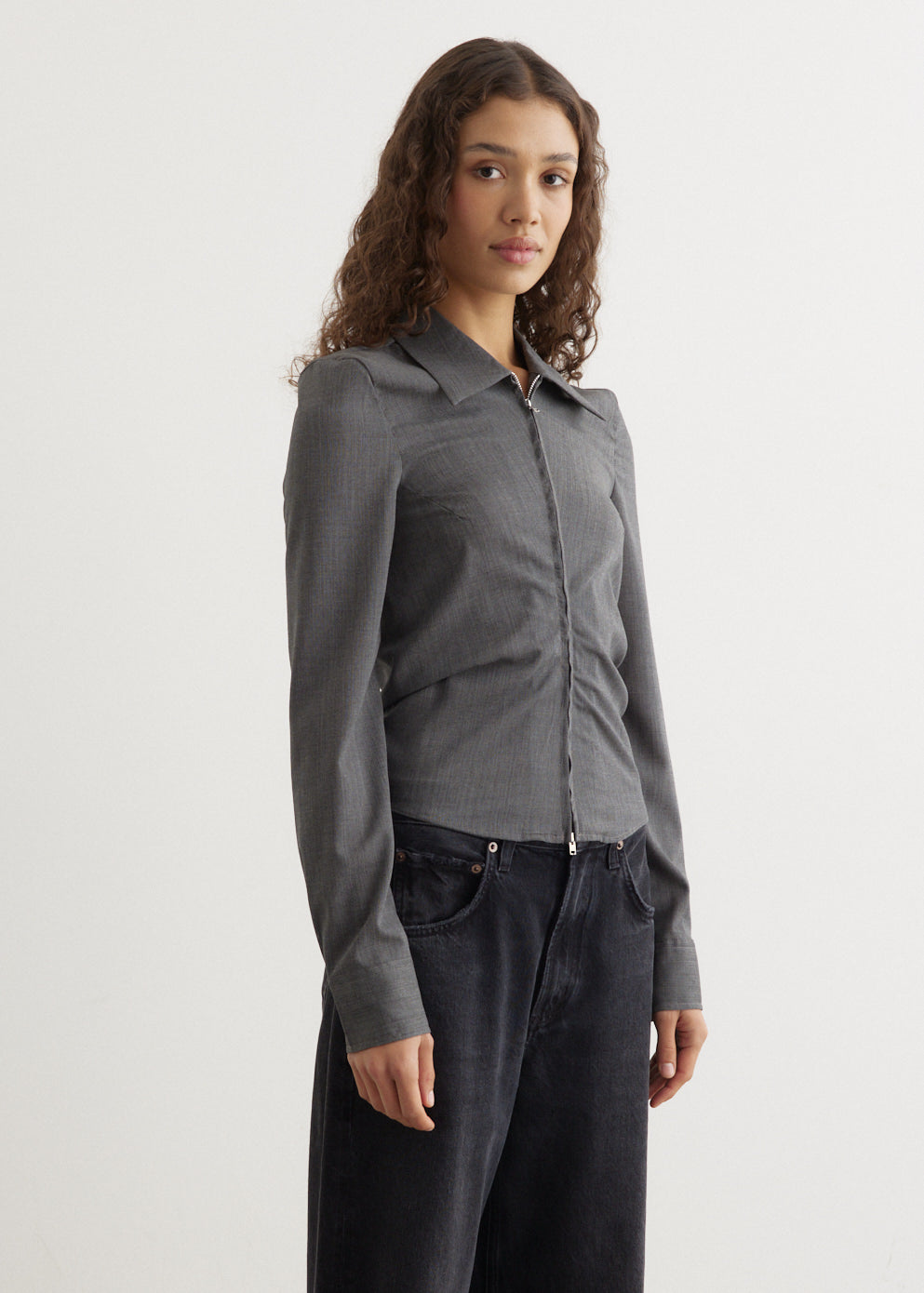 Slim Zip Shirt