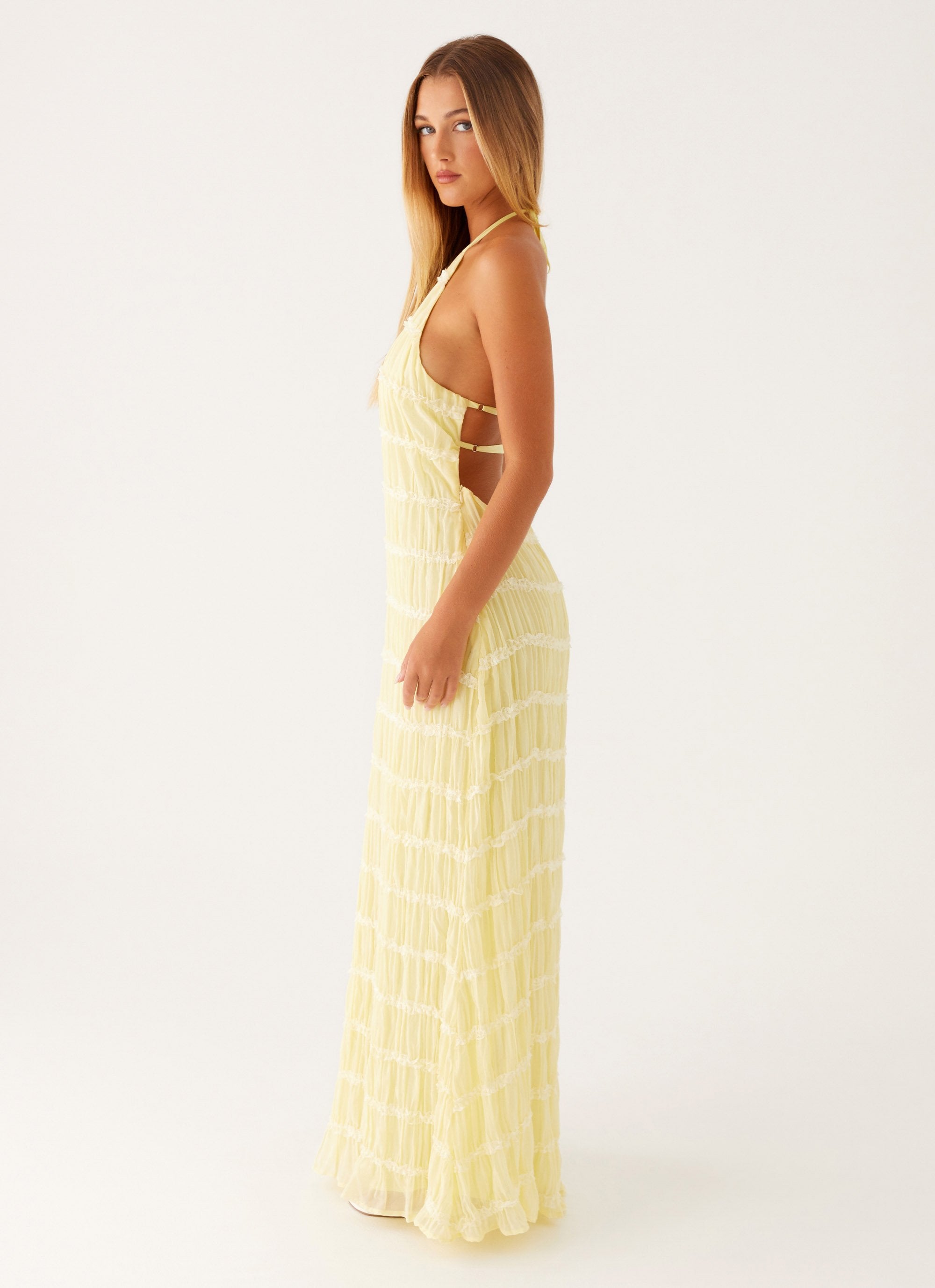 Aullie Maxi Dress - Yellow