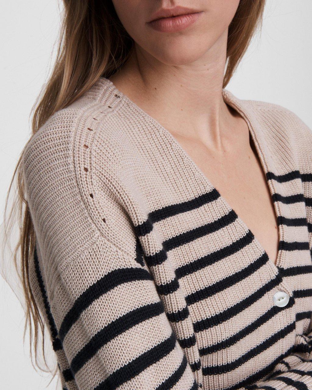 Ann Striped Cardigan