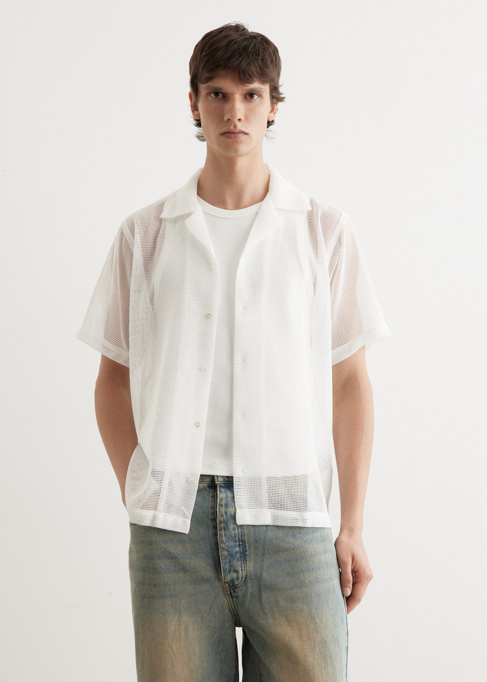 Canty Mesh Short Sleeve Shirt