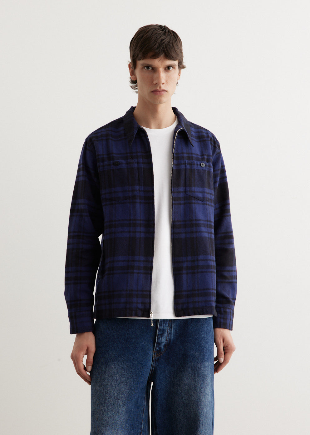 Heavyweight Zip-Up Flannel