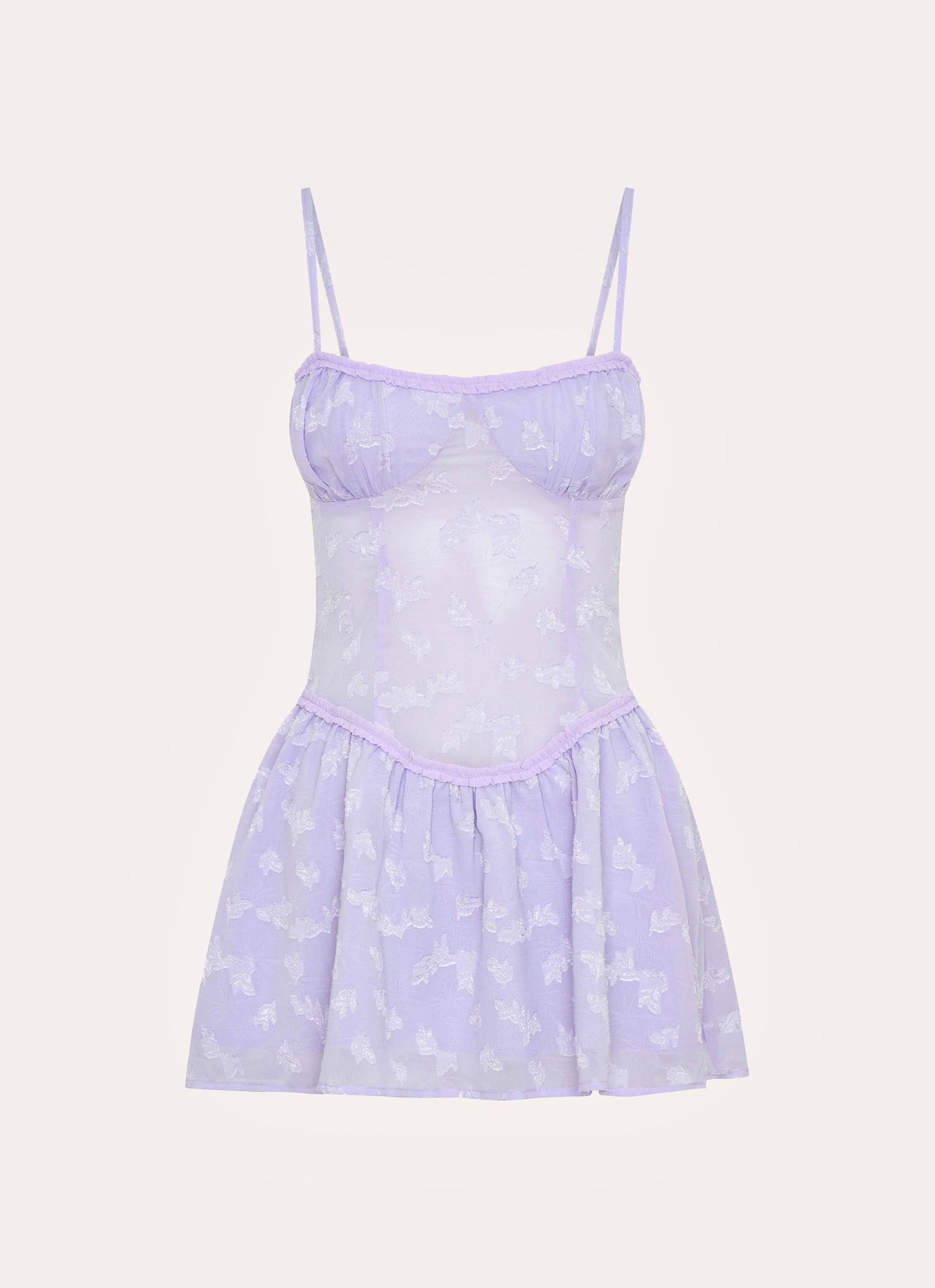 Morgana Mini Dress - Lilac