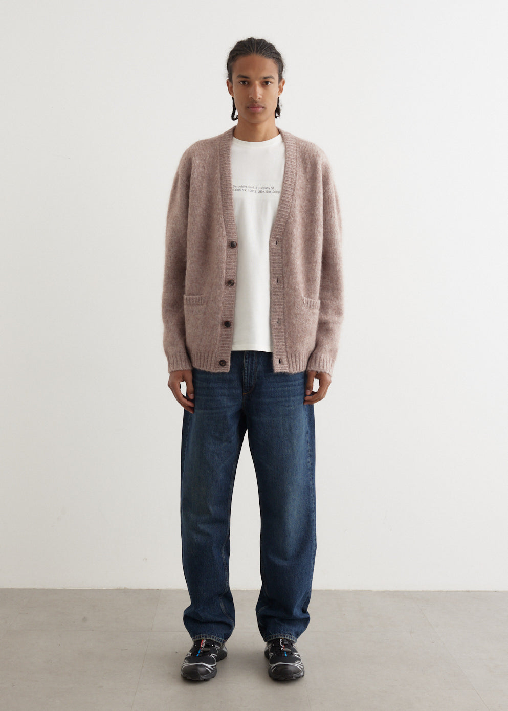 Michael Shaggy Wool Cardigan