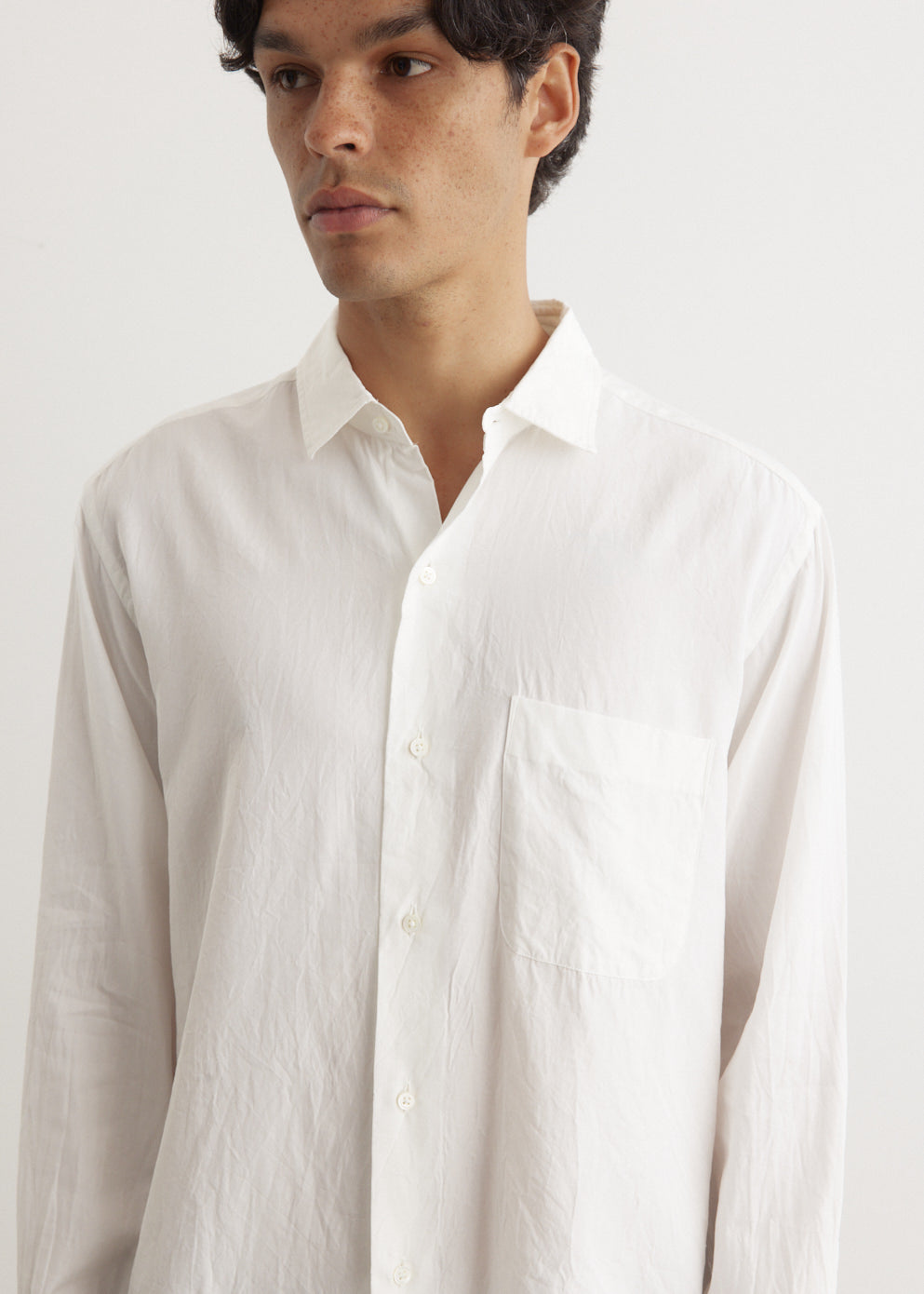 Semi Spread Collar Shirt