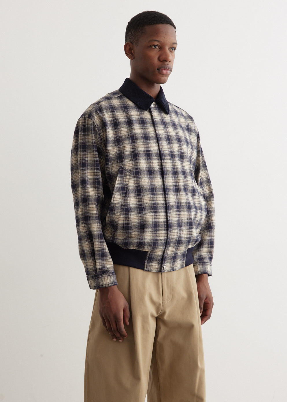 Cotton Flannel Check Jacket