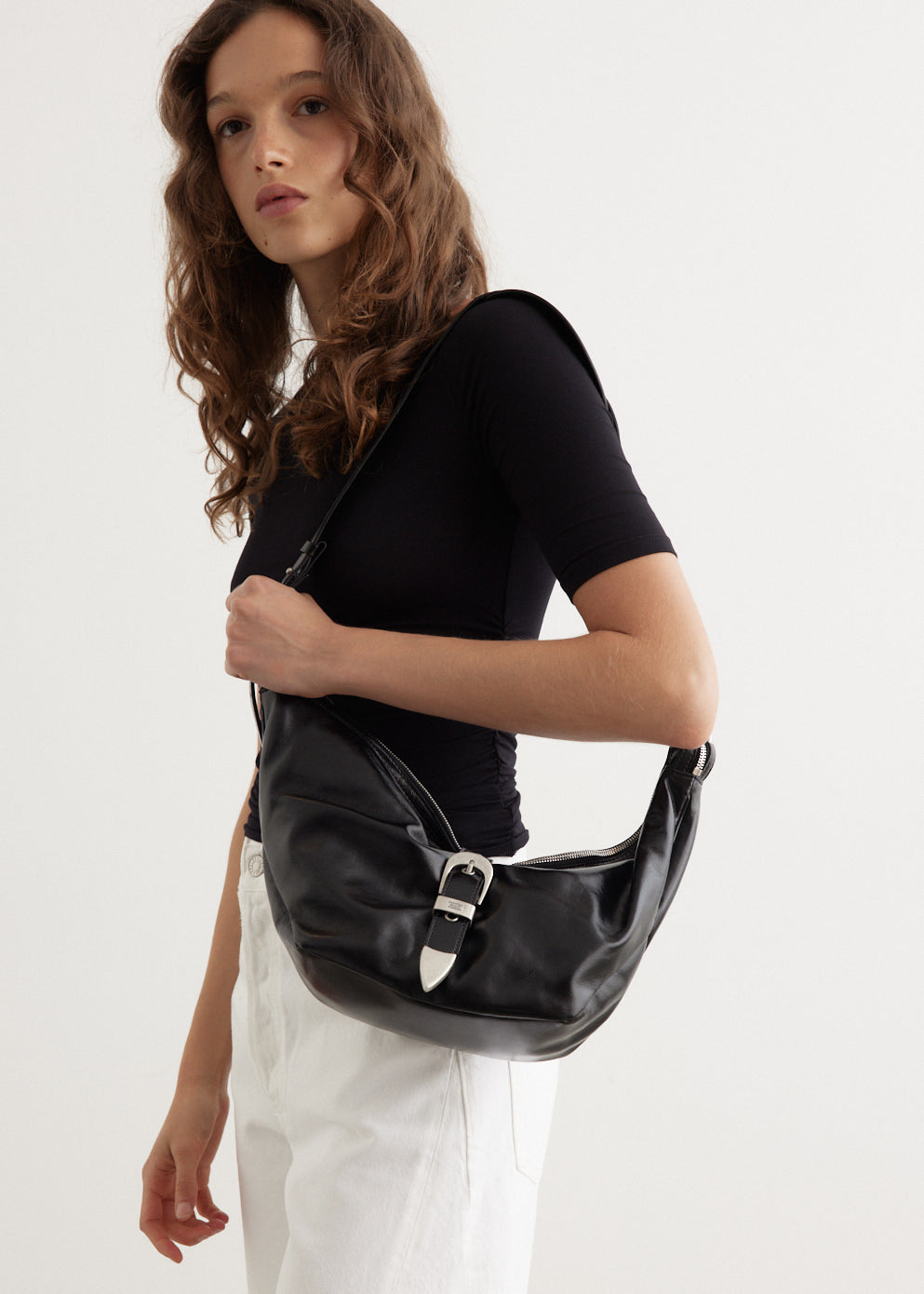 Belted Hobo Medium Bag