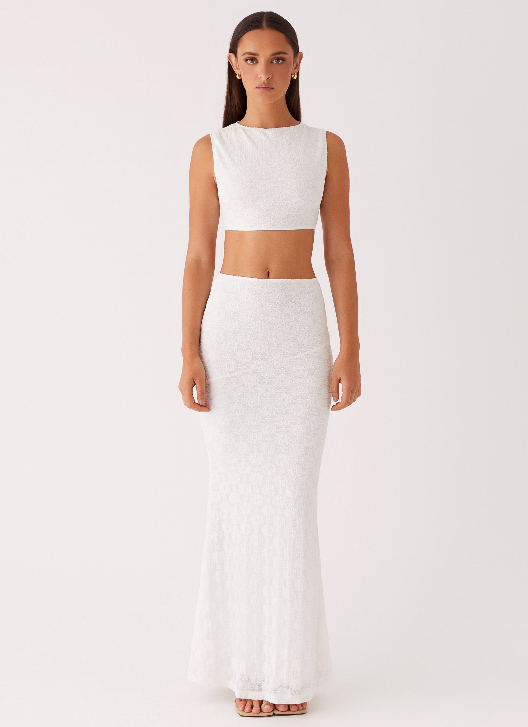 Issey Crop Top - White