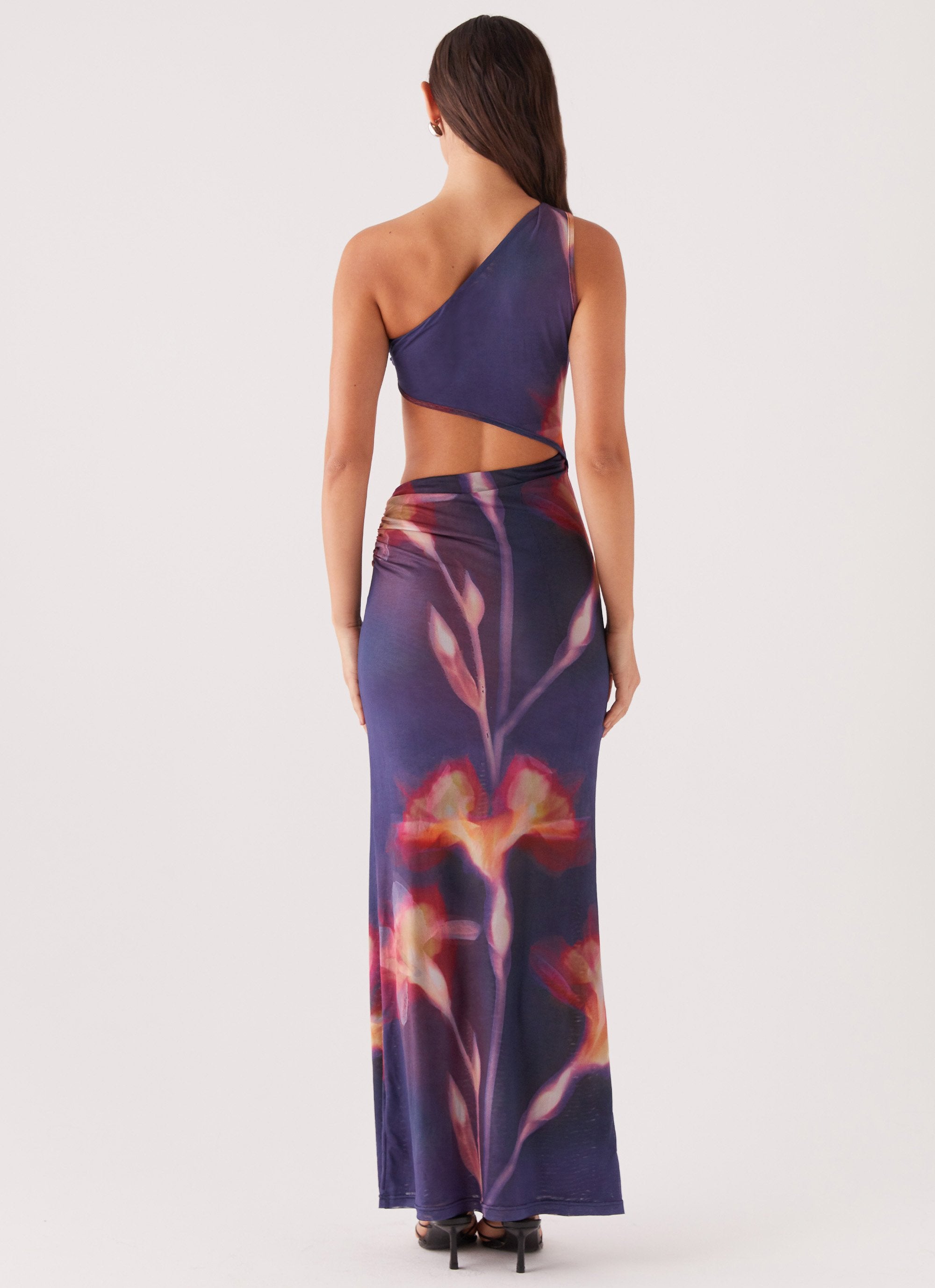 Shadows In The Sun Mesh Maxi Dress - Ember Rose