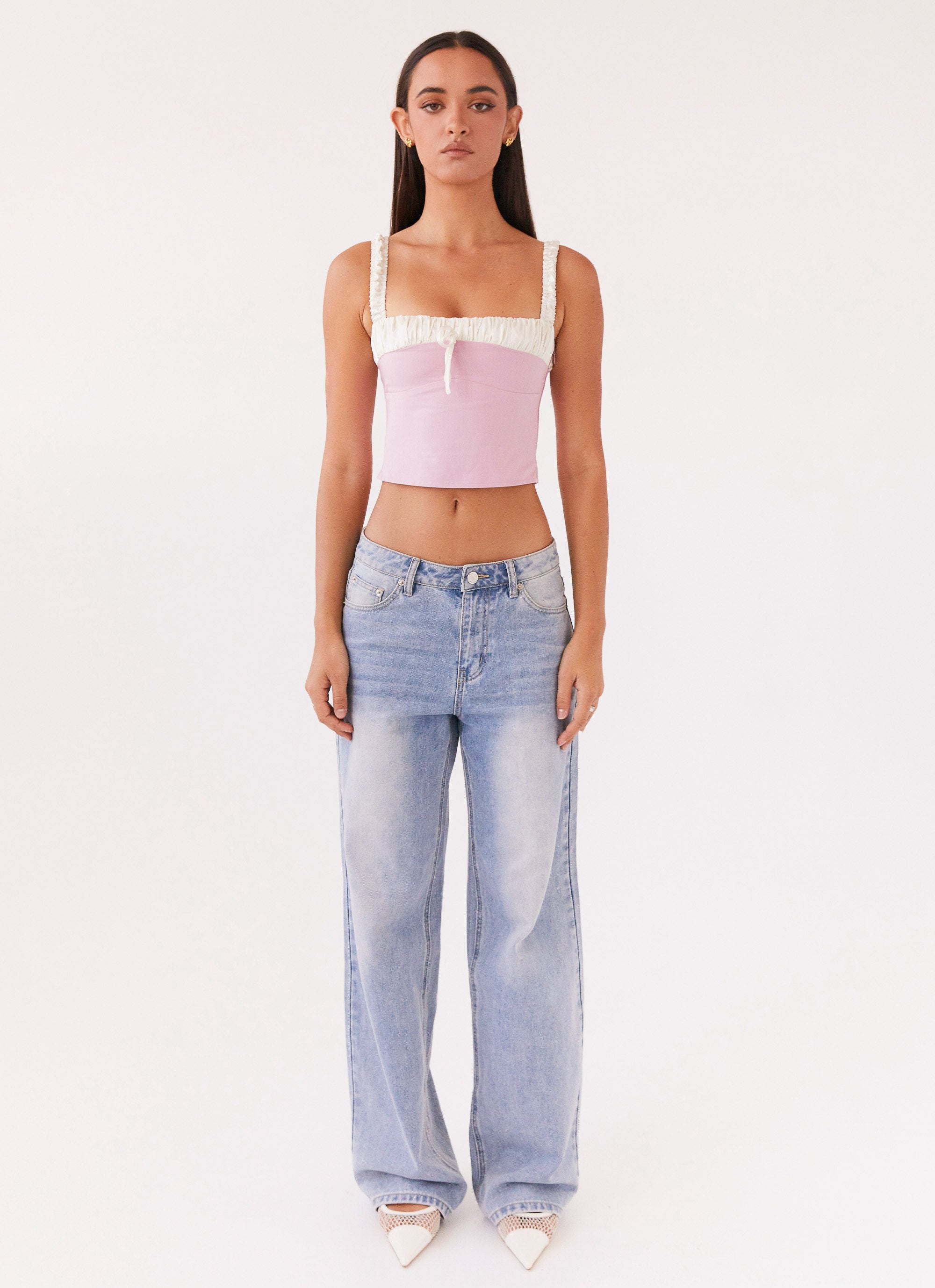 Ryder Bustier Top - Pink