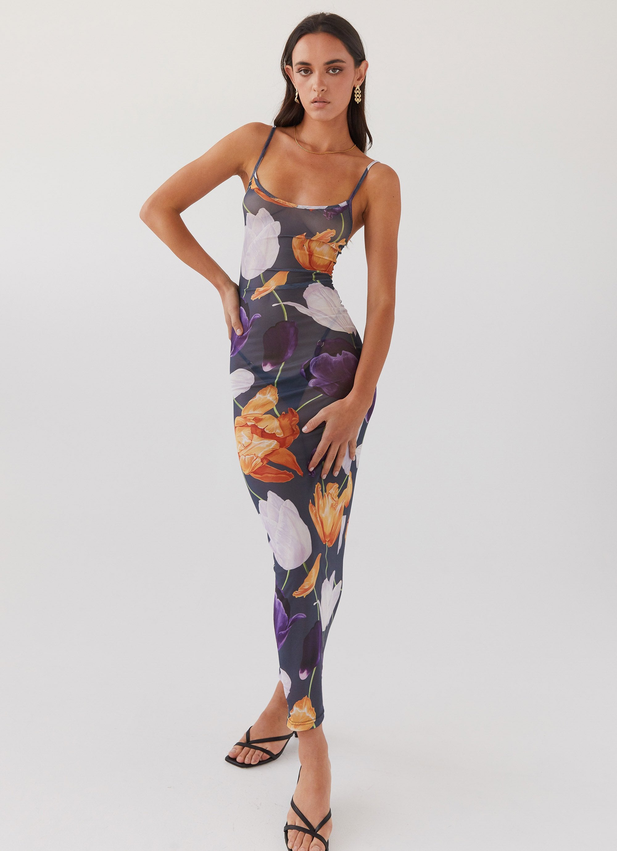 Love On The Run Maxi Dress - Botanical Eclipse