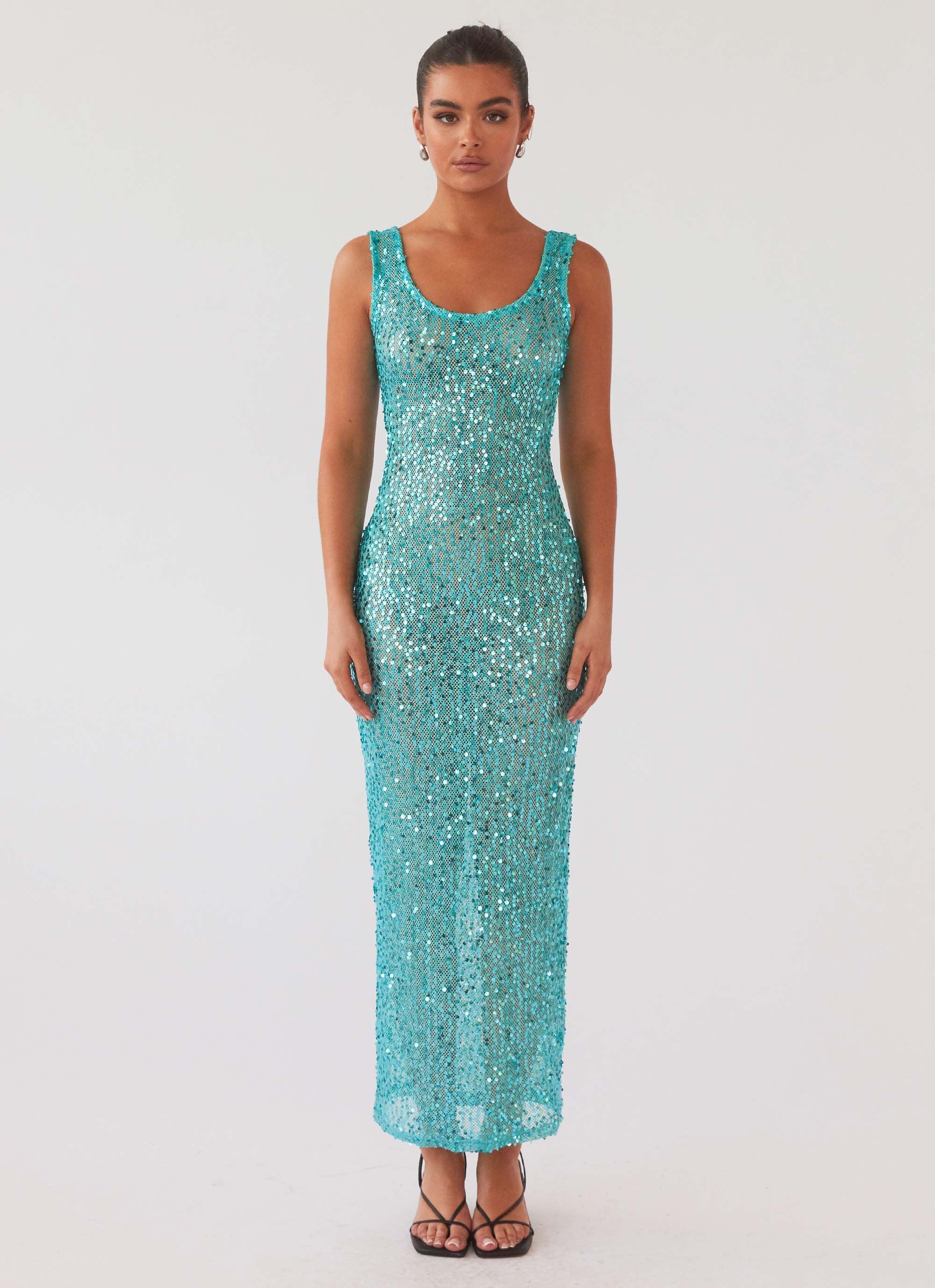 Sweet Essence Maxi Dress - Crystal