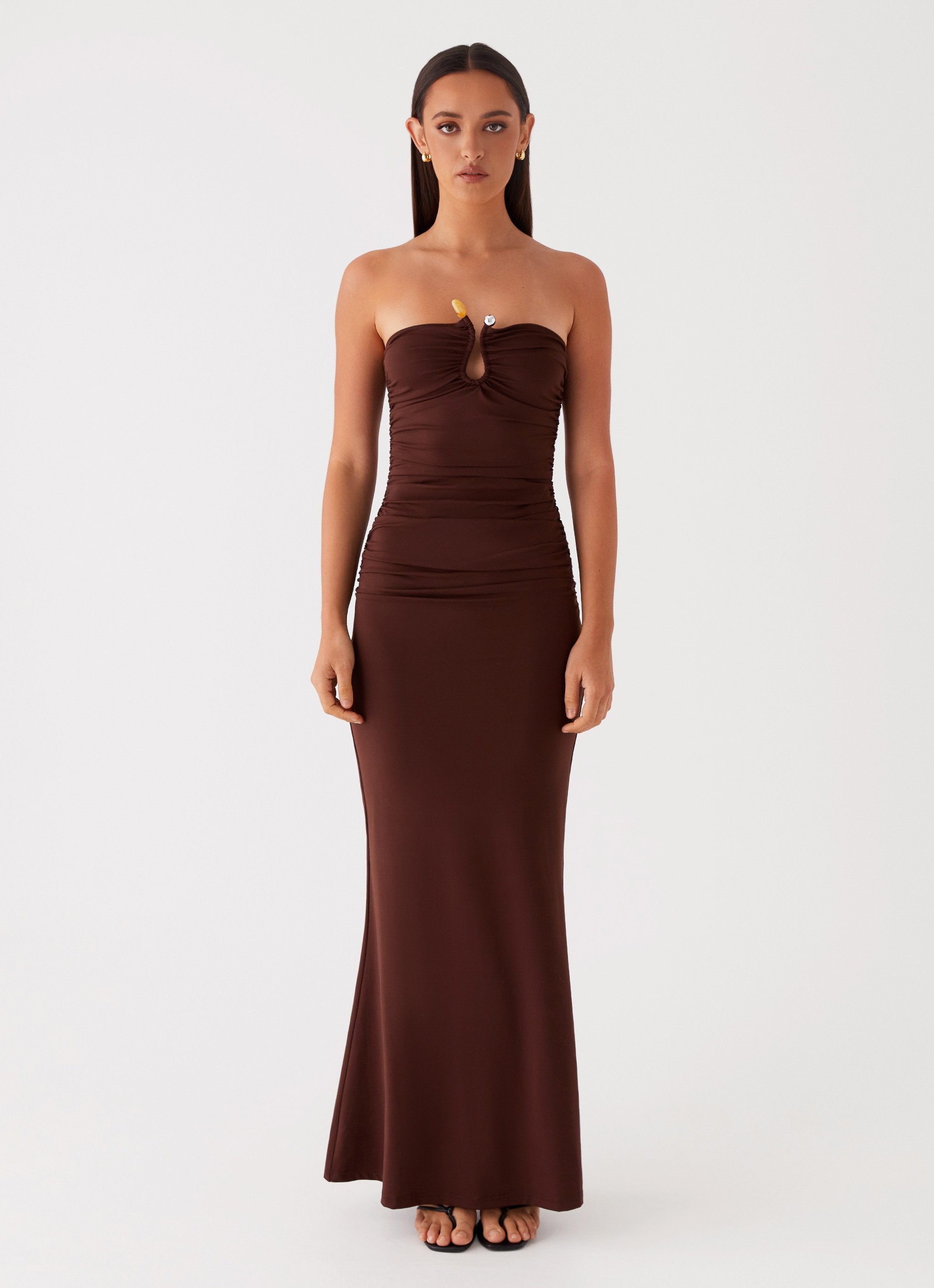 Rudy Maxi Dress - Brown