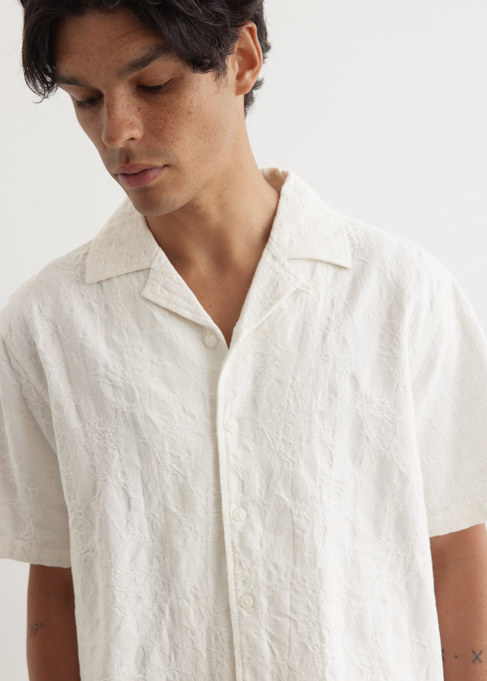 Seige Short Sleeve Camp Collar Shirt