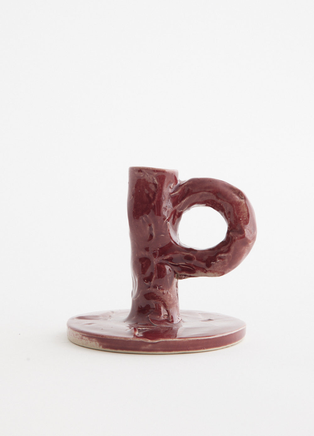 Studio Candlestick Burgundy