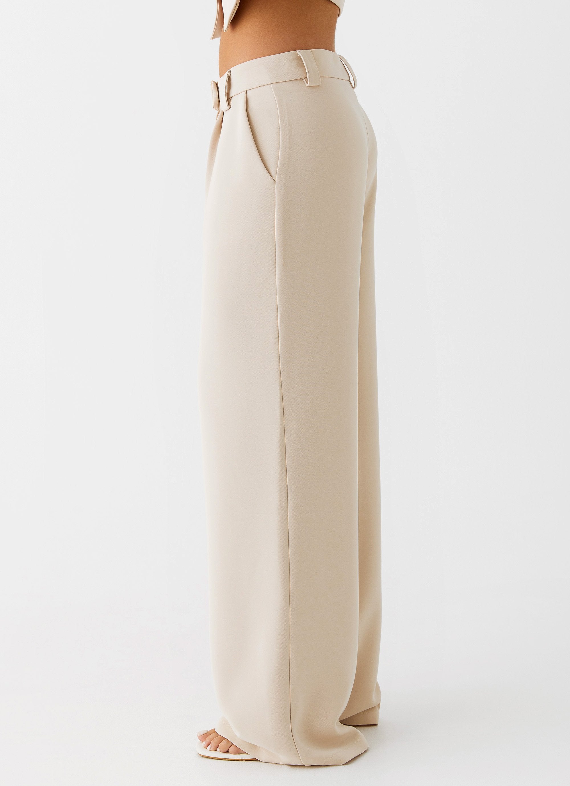 Midnight City Suit Pants - Beige